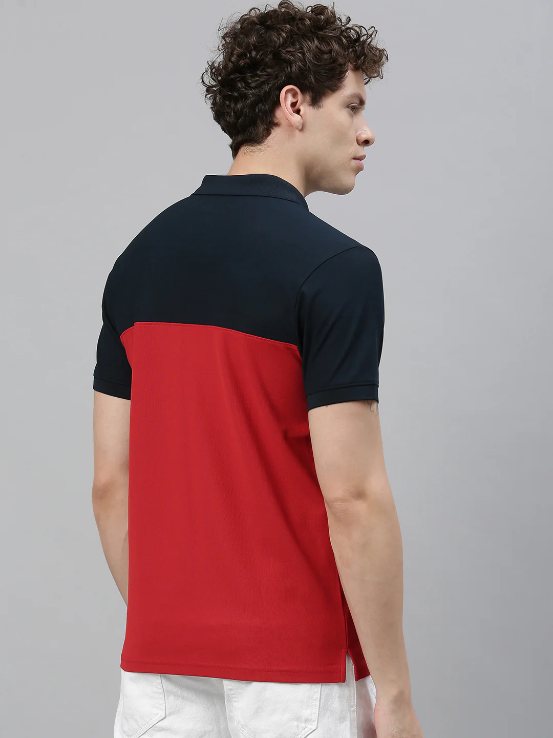 TVS Racing Polo T Shirt Polyester Blue Red - Image 4