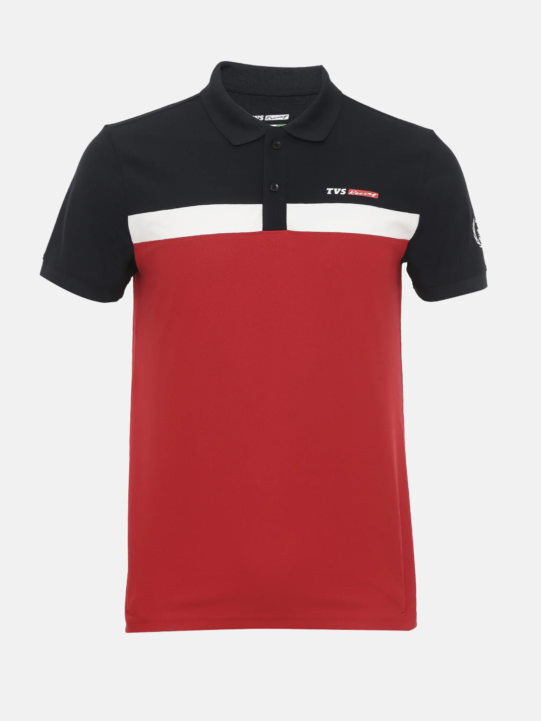 TVS Racing Polo T Shirt Polyester Blue Red - Image 6