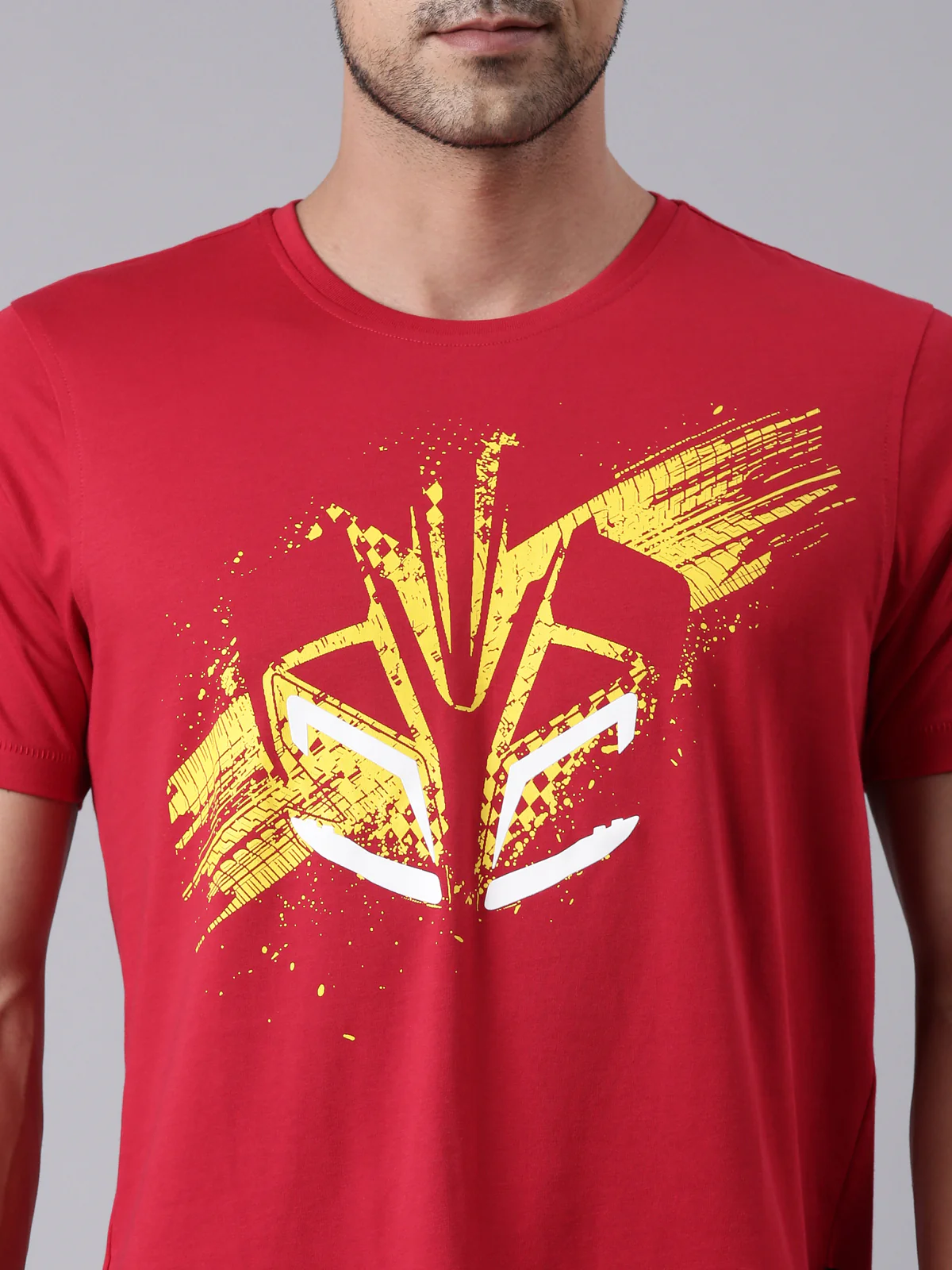 TVS Racing Red Cyborg Crew neck T Shirt - Image 6