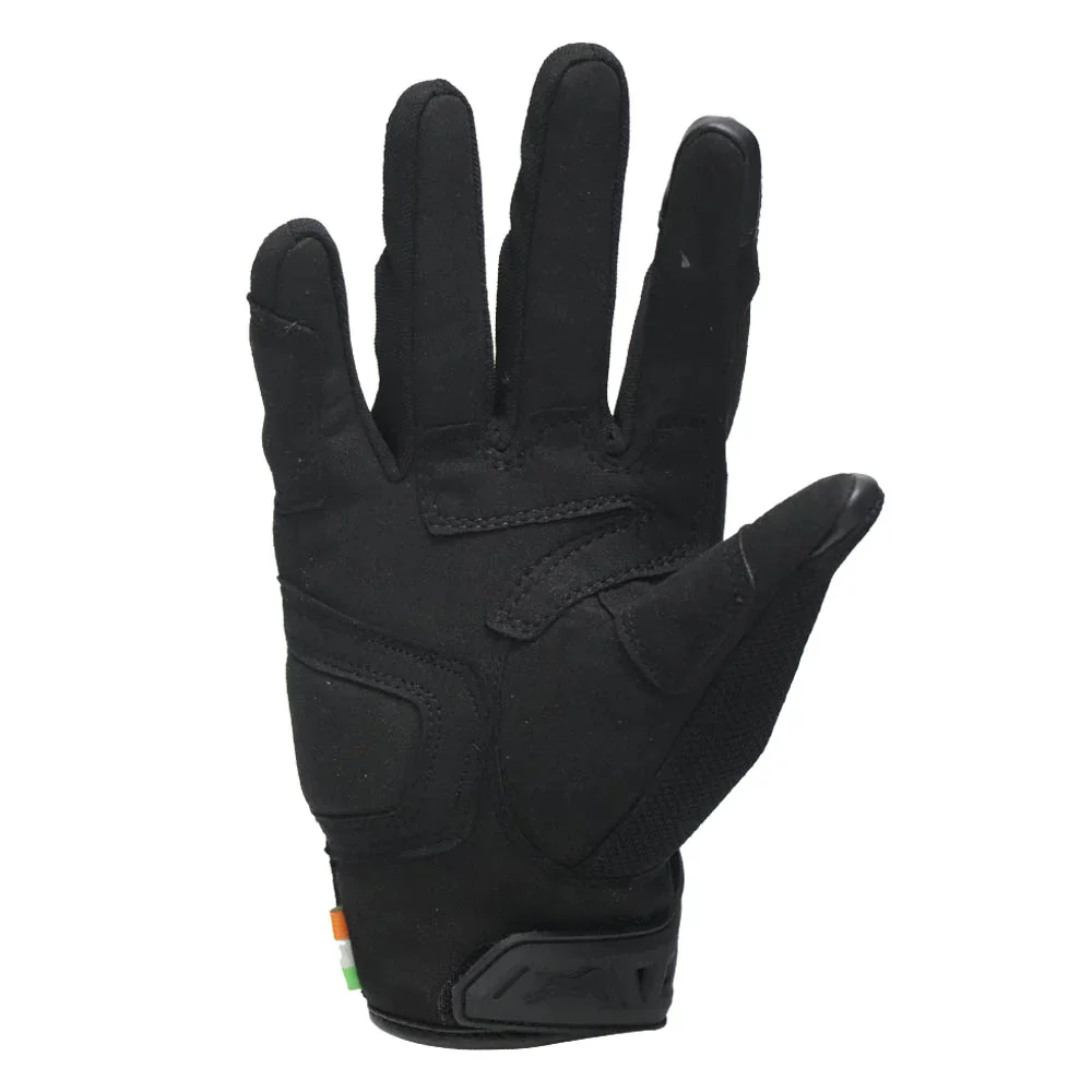 TVS Racing City Riding Gloves for Men – Hard SONIC Protected, Touch Screen Compatible, & Visor Wiper Fingertips – Premium Bike Gloves for Riding Comfort (Black) - Image 16