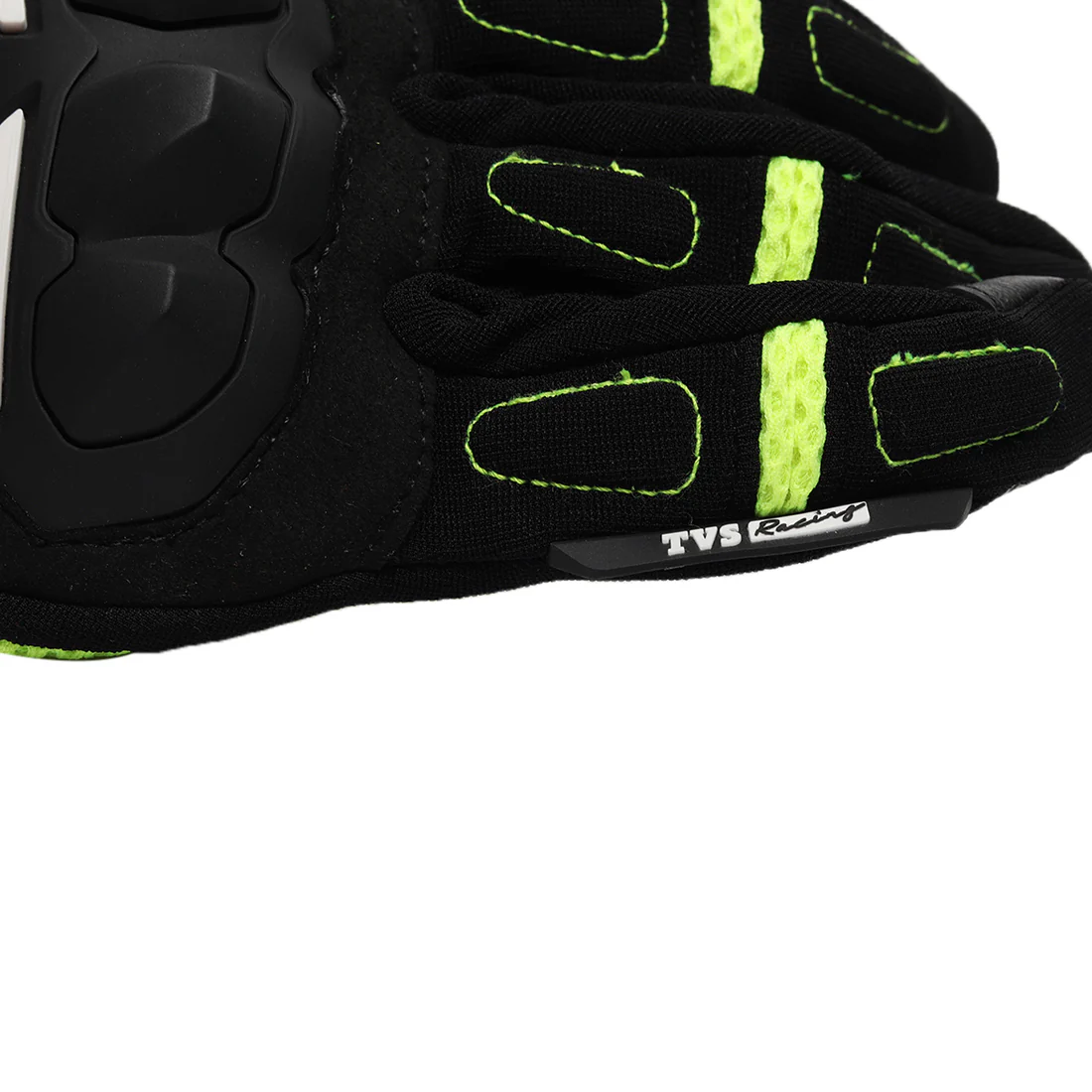 TVS Racing Xplorer Riding Gloves for Men – TPR Protected, Touch Screen Compatible, & Visor Wiper Fingertips – Premium Bike Gloves for Riding Comfort (Neon) - Image 7