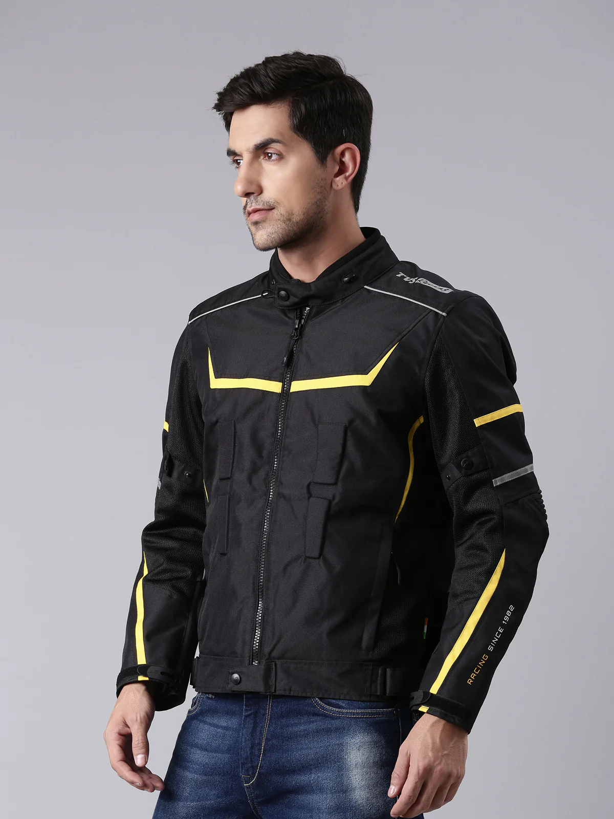 TVS Racing Arsenal Riding Jacket (KNOX ARMOURS - CE LEVEL 2) - Image 3