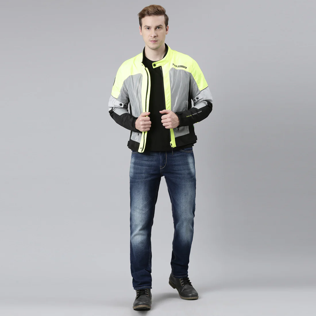 TVS Racing Street Striker Jacket Red/Black  Superior Protection & Style - Image 17