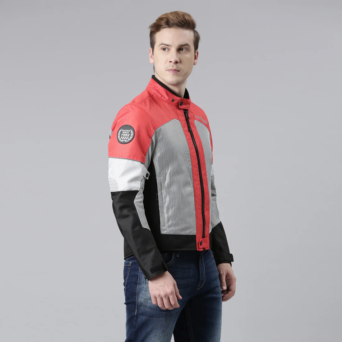 TVS Racing Street Striker Jacket Red/Black  Superior Protection & Style - Image 40