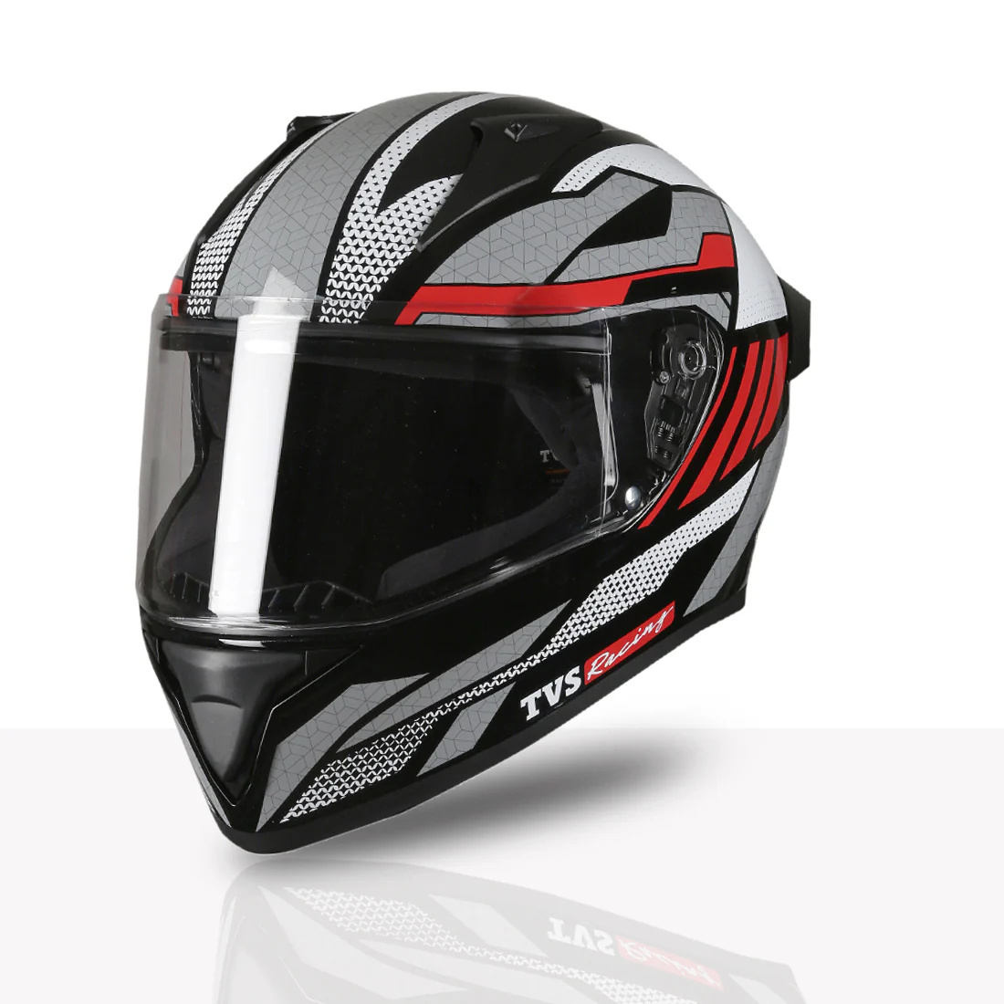 TVS Racing Titan Series Full Face Helmet for Men | Premium Bike Helmets with ABS Shell, UV Paint | Quick Release System | Aerodynamic Design | DOT & ISI Certified - Image 65