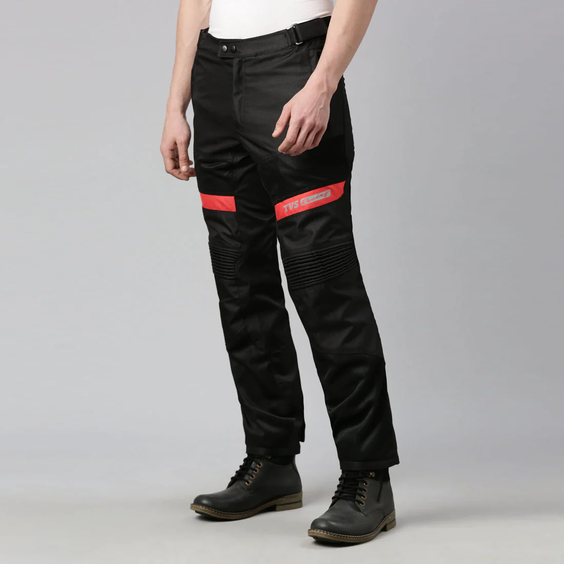 TVS Racing Trail Blazer Riding Pant Black-Red | Protective Riding Pant - Image 2