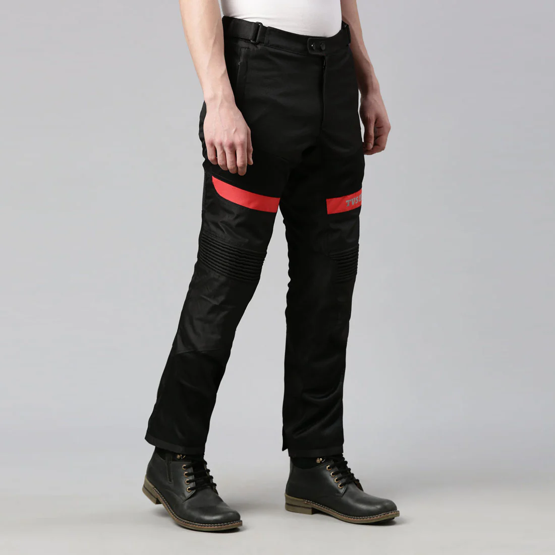 TVS Racing Trail Blazer Riding Pant Black-Red | Protective Riding Pant - Image 3