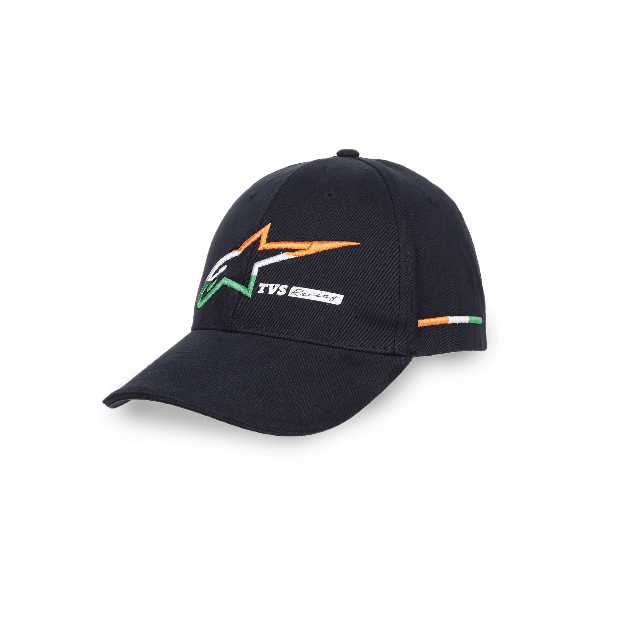 TVS Racing x Alpinestars Cap – 100% Cotton Twill, Breathable & Skin-Friendly Fabric, 6-Panel Design, Adjustable Metal Buckle Closure, Flexible Peak for Sunshade, and Embroidered Branding - Image 11