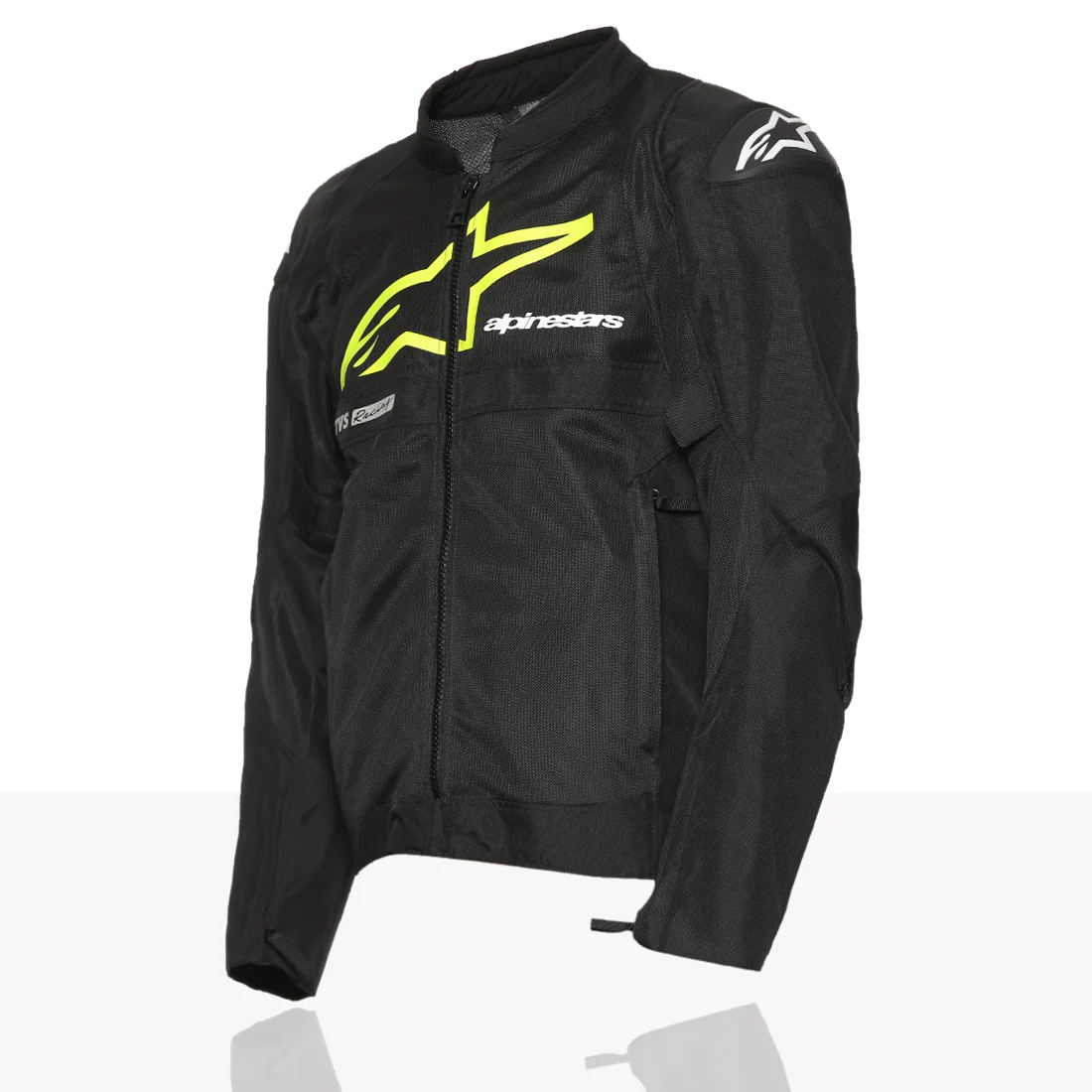 TVS Racing x Alpinestars Riding Jacket with CE Level 2 Nucleon Plasma Armor, 600D Abrasion Resistant Shell, Breathable Mesh Panels, Reflective Visibility, Pre Curved Sleeves Motorcycle Protective Gear - Image 10