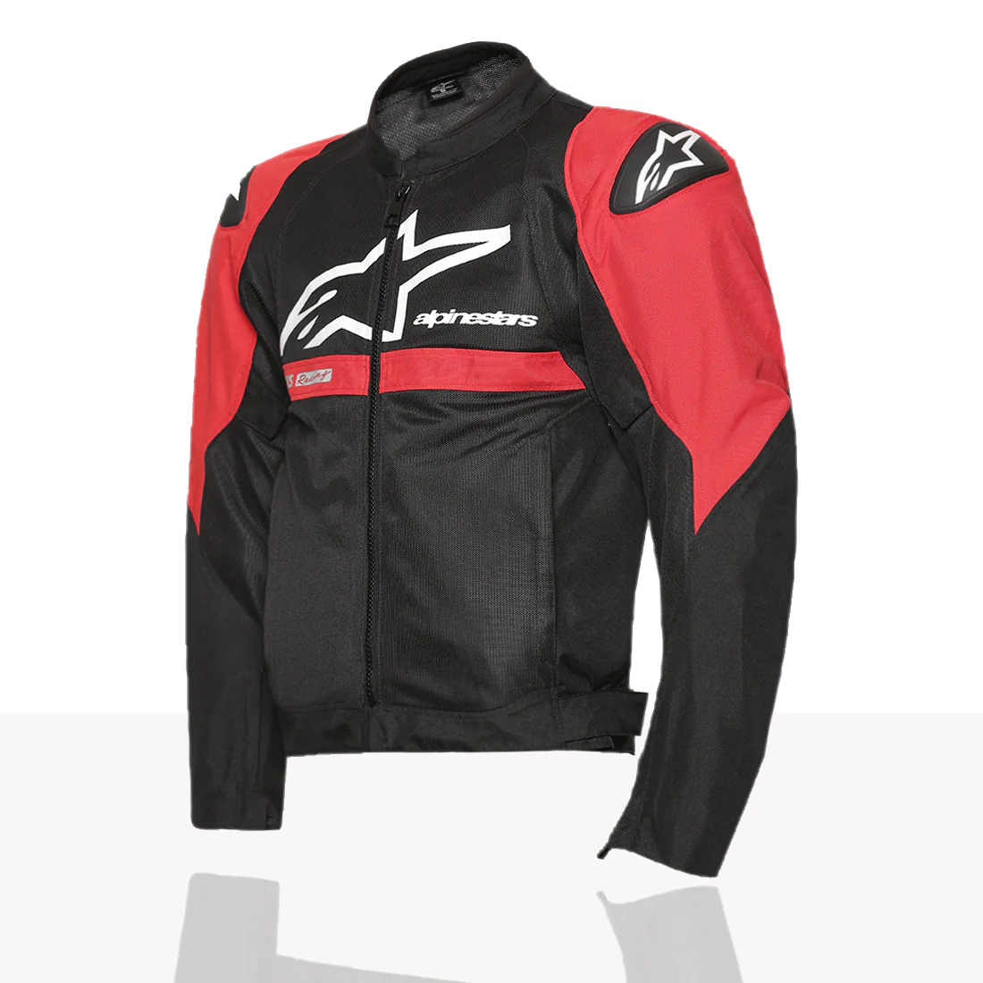 TVS Racing x Alpinestars Riding Jacket with CE Level 2 Nucleon Plasma Armor, 600D Abrasion Resistant Shell, Breathable Mesh Panels, Reflective Visibility, Pre Curved Sleeves Motorcycle Protective Gear - Image 4