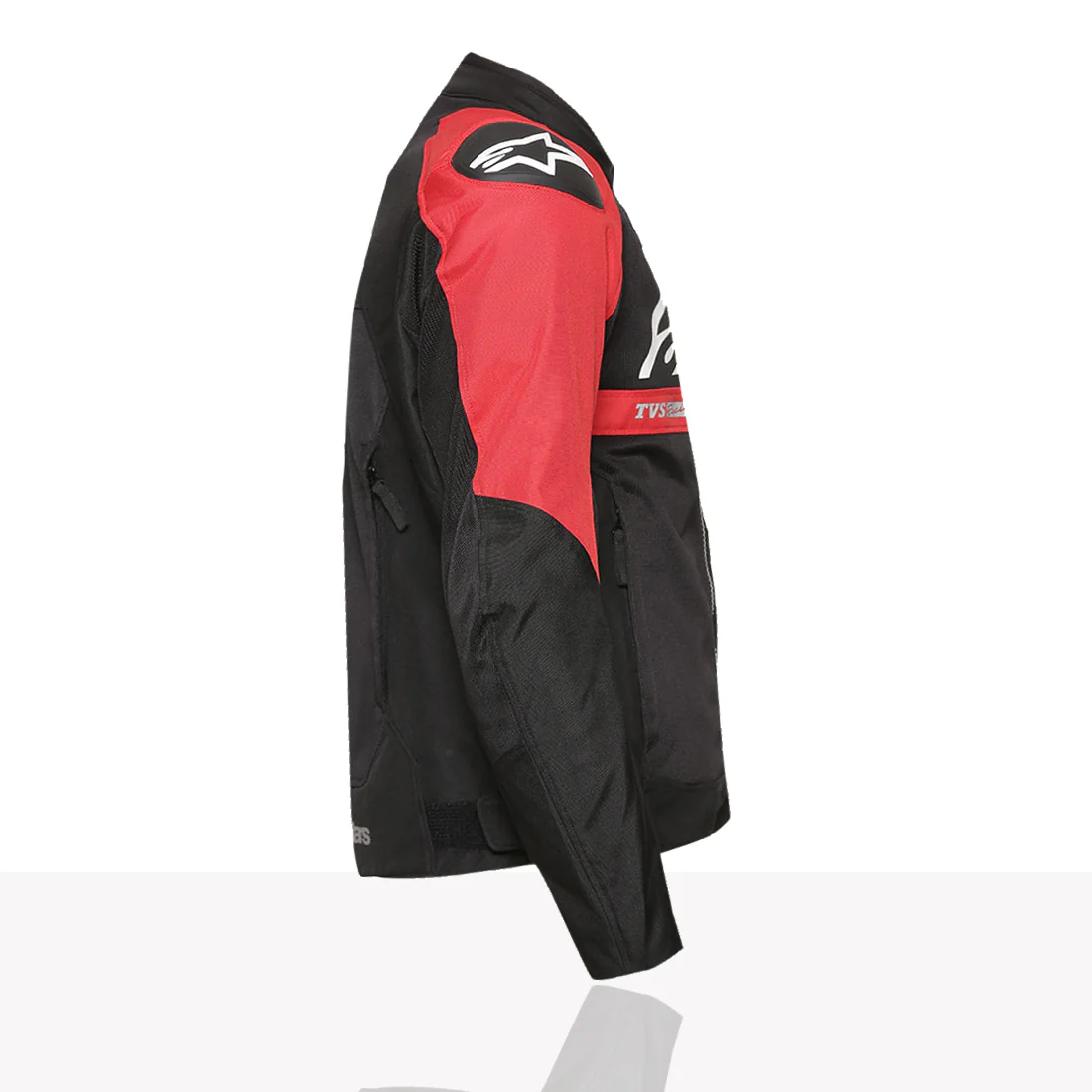 TVS Racing x Alpinestars Riding Jacket with CE Level 2 Nucleon Plasma Armor, 600D Abrasion Resistant Shell, Breathable Mesh Panels, Reflective Visibility, Pre Curved Sleeves Motorcycle Protective Gear - Image 5