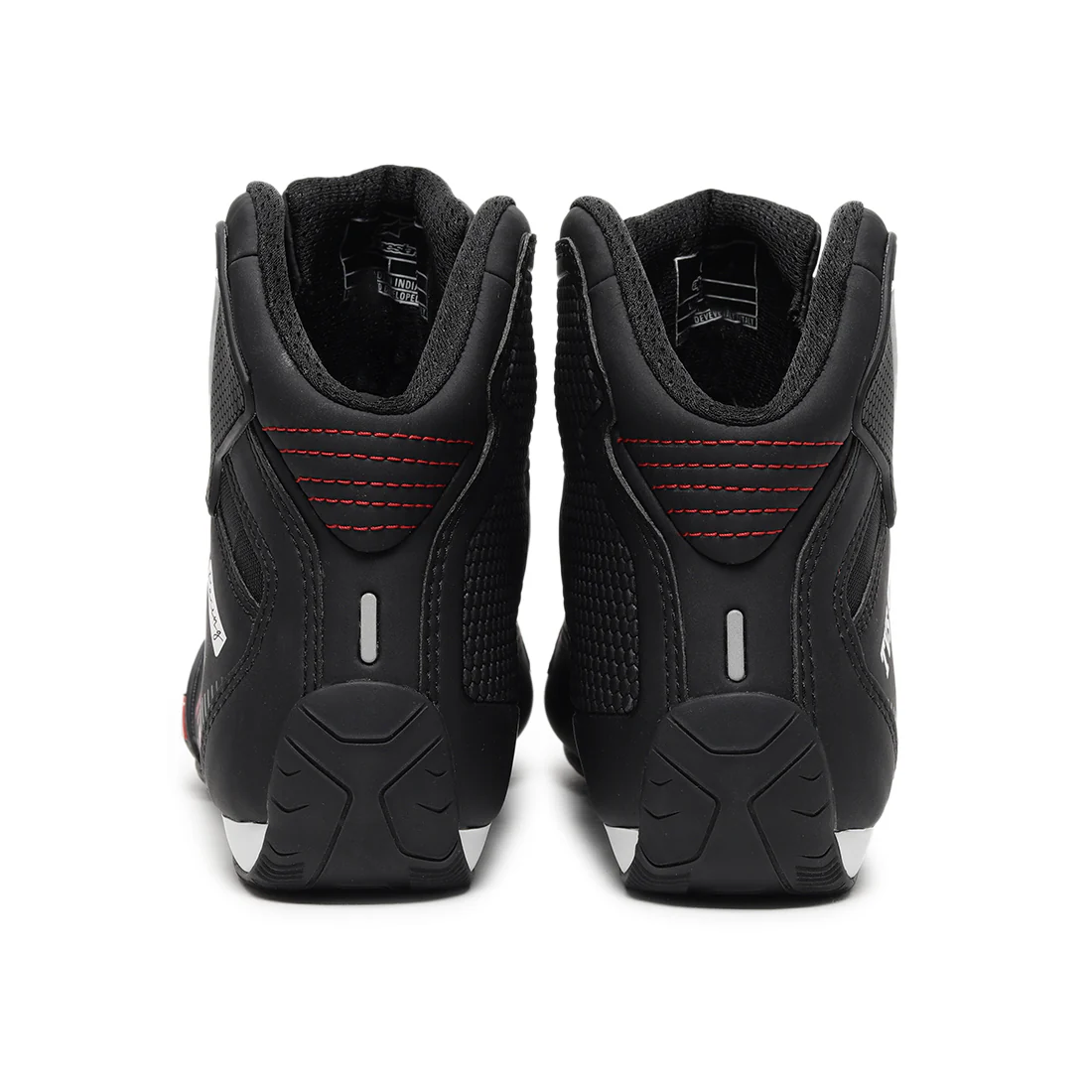 TVS Racing x Alpinestars Riding Shoes for Men with CE Certification, Lightweight Microfiber Upper, Speed Lace Closure, Ankle Protection, Airflow Vents and Road Riding Comfort - Image 3