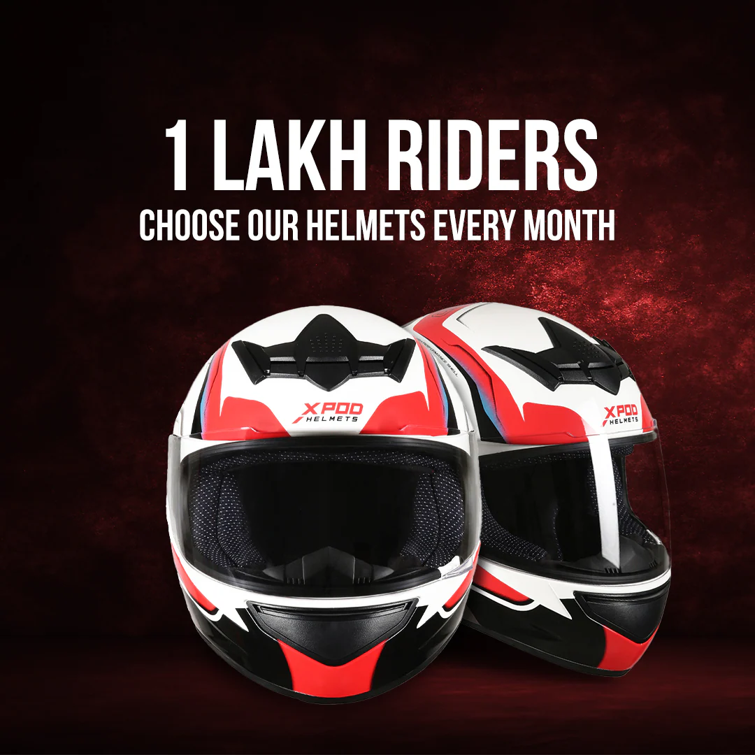 TVS XPOD Helmet - Stylish Full Face Protection - Image 14