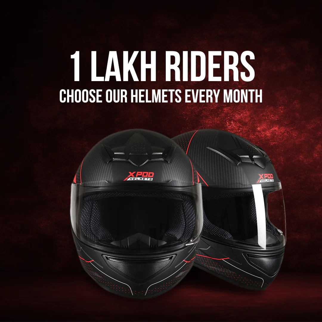 TVS XPOD Helmet - Stylish Full Face Protection - Image 38