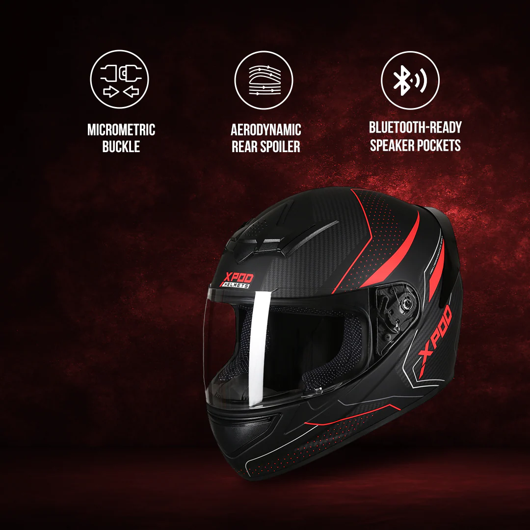TVS XPOD Helmet - Stylish Full Face Protection - Image 40