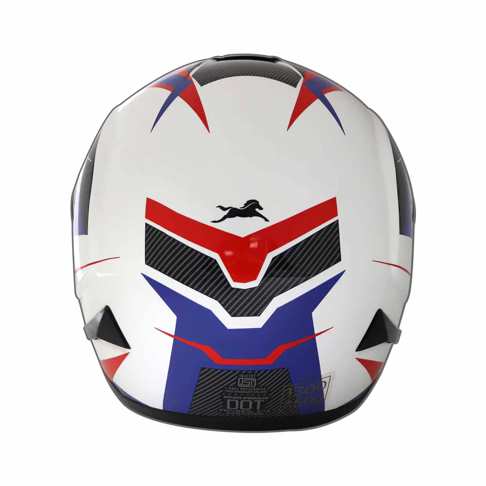Xpod Primus Single Visor Helmet Blue  Sleek and Comfortable - Image 4