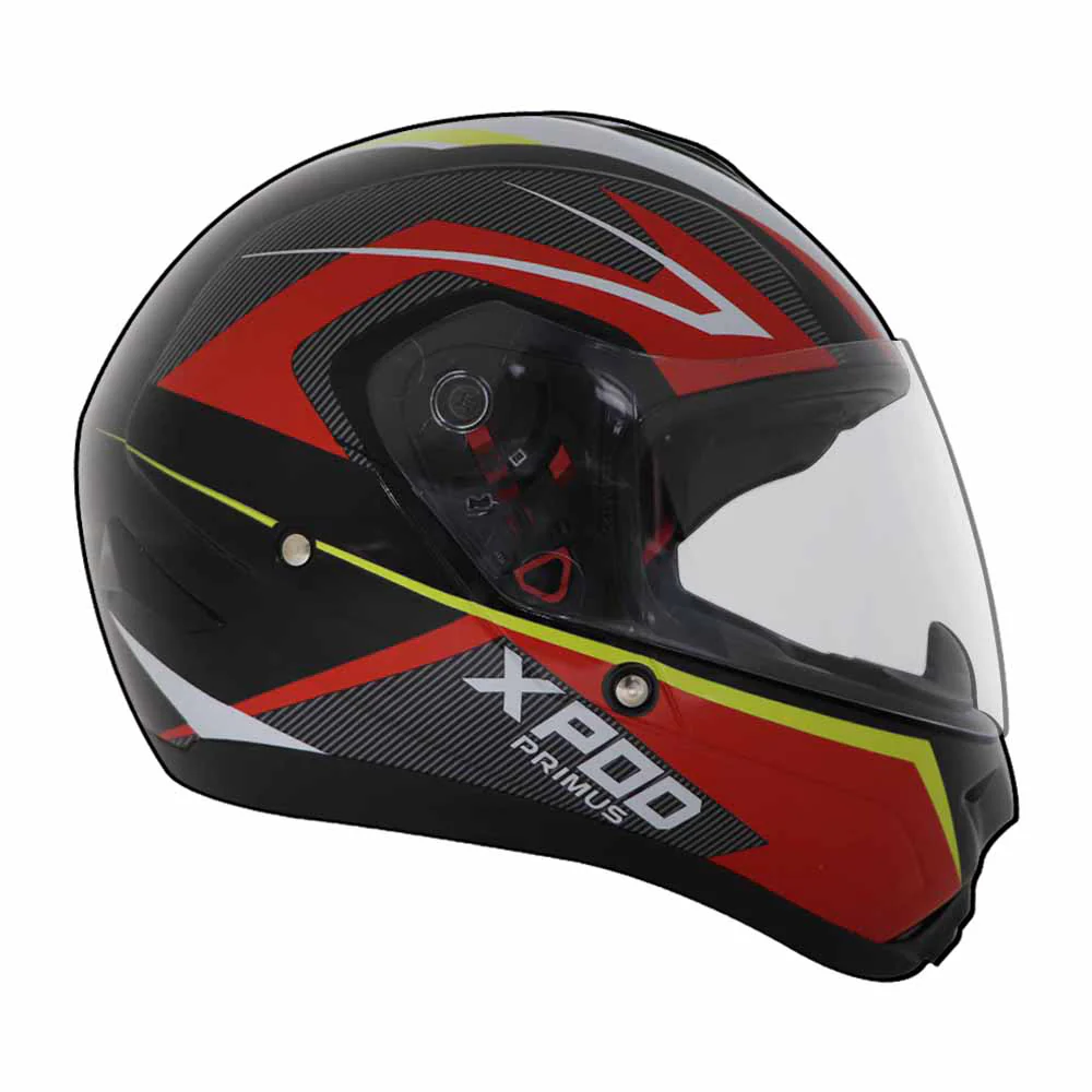 TVS Xpod Primus Single Visor Helmet Red  Durable and Protective - Image 2