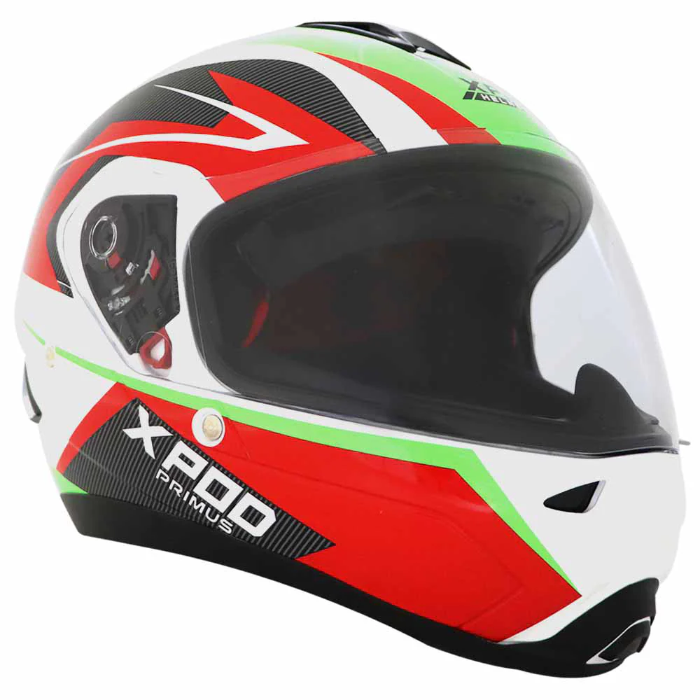 TVS XPOD Primus Helmet Single Visor White - Secure Ride Gear - Image 5