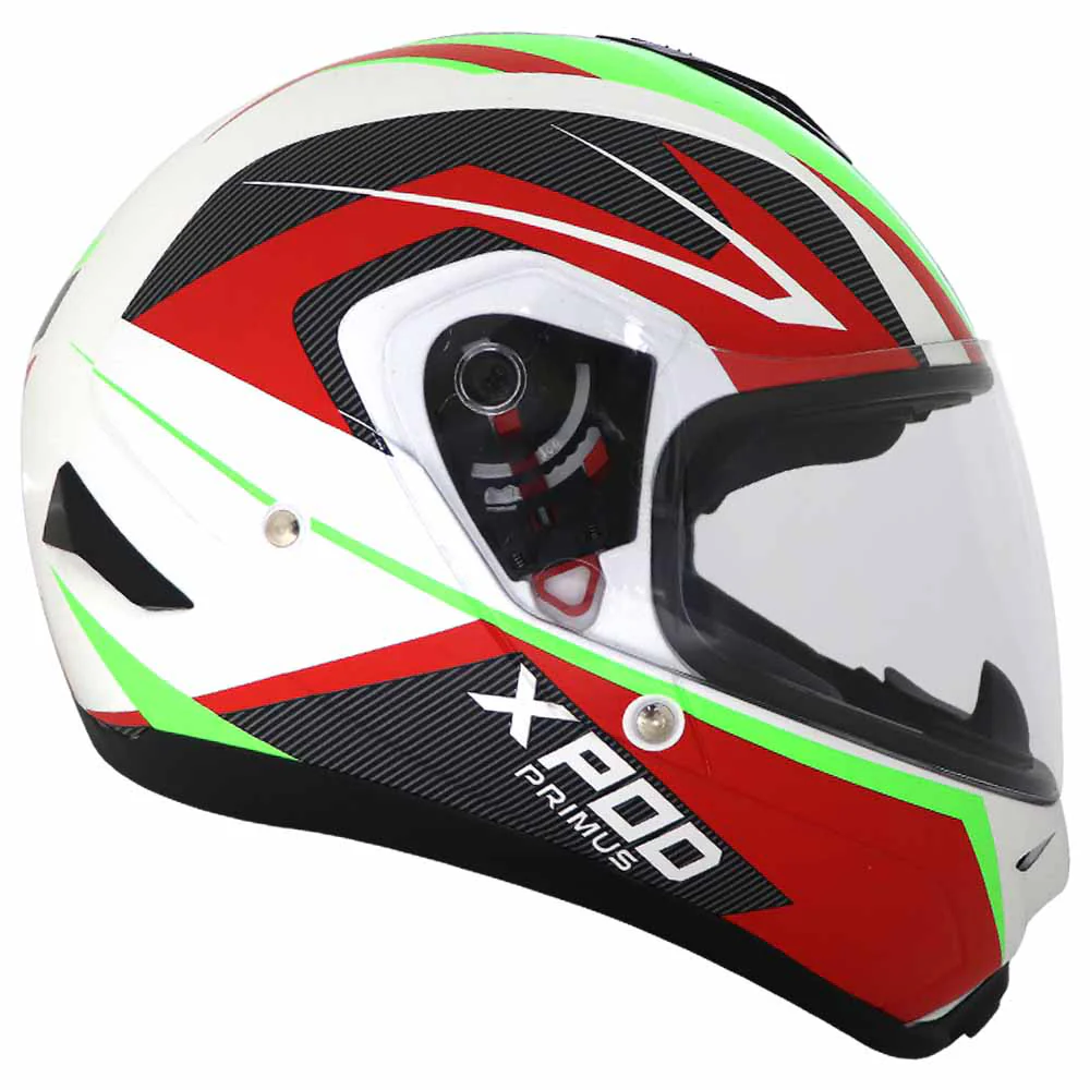 TVS XPOD Primus Helmet Single Visor White - Secure Ride Gear - Image 6