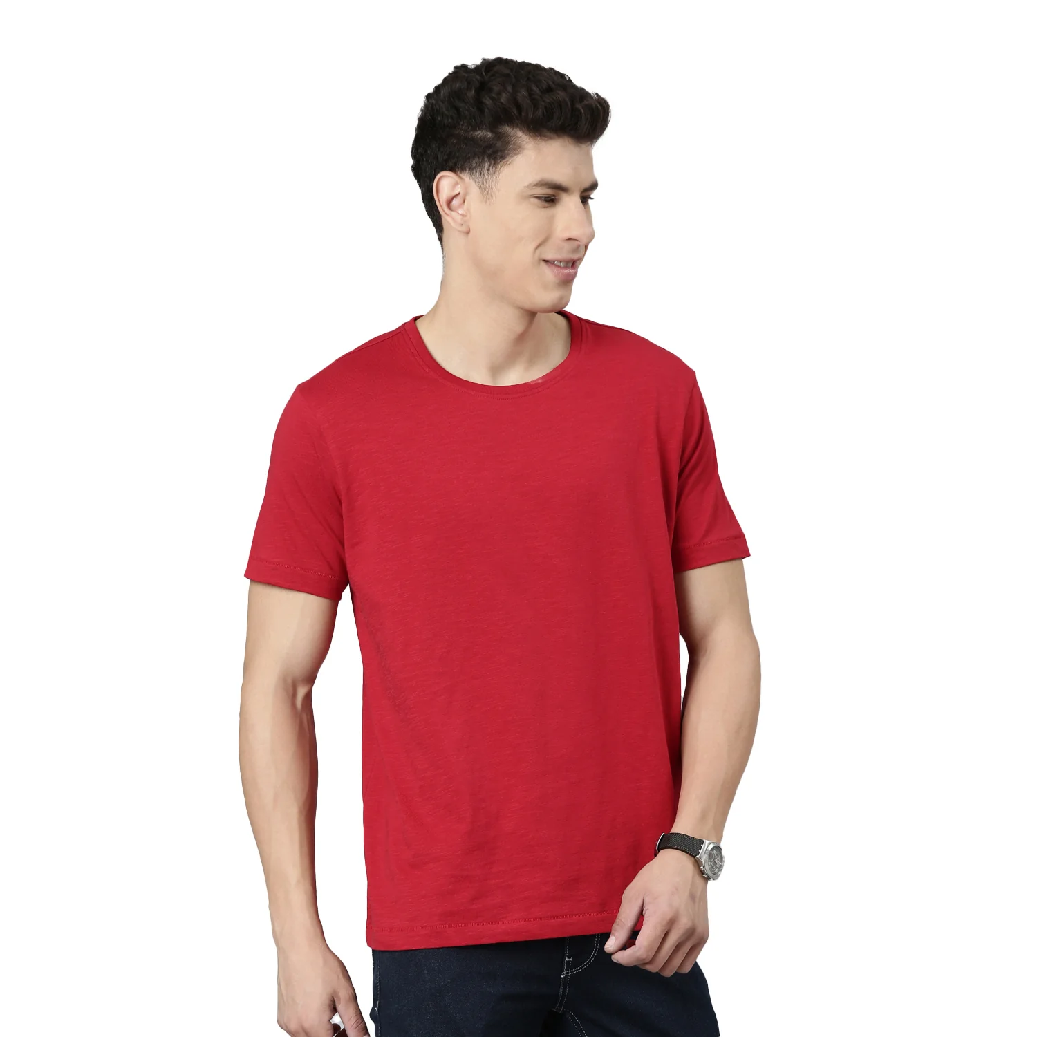 TVS Racing Crew Neck Solid Slub Tee - Image 6
