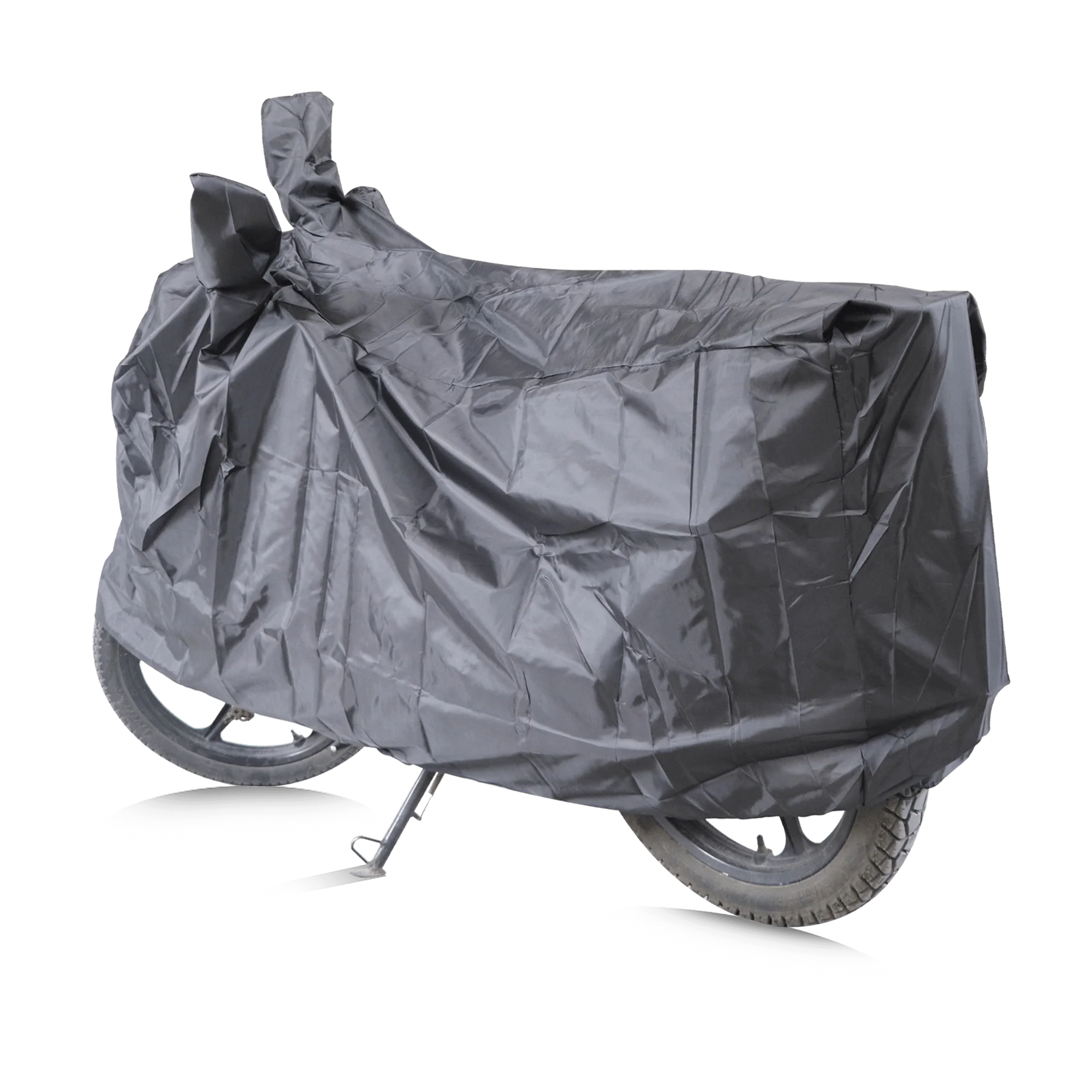 TVS Black Vehicle Cover Without Elastic  Sleek Protection - Image 2