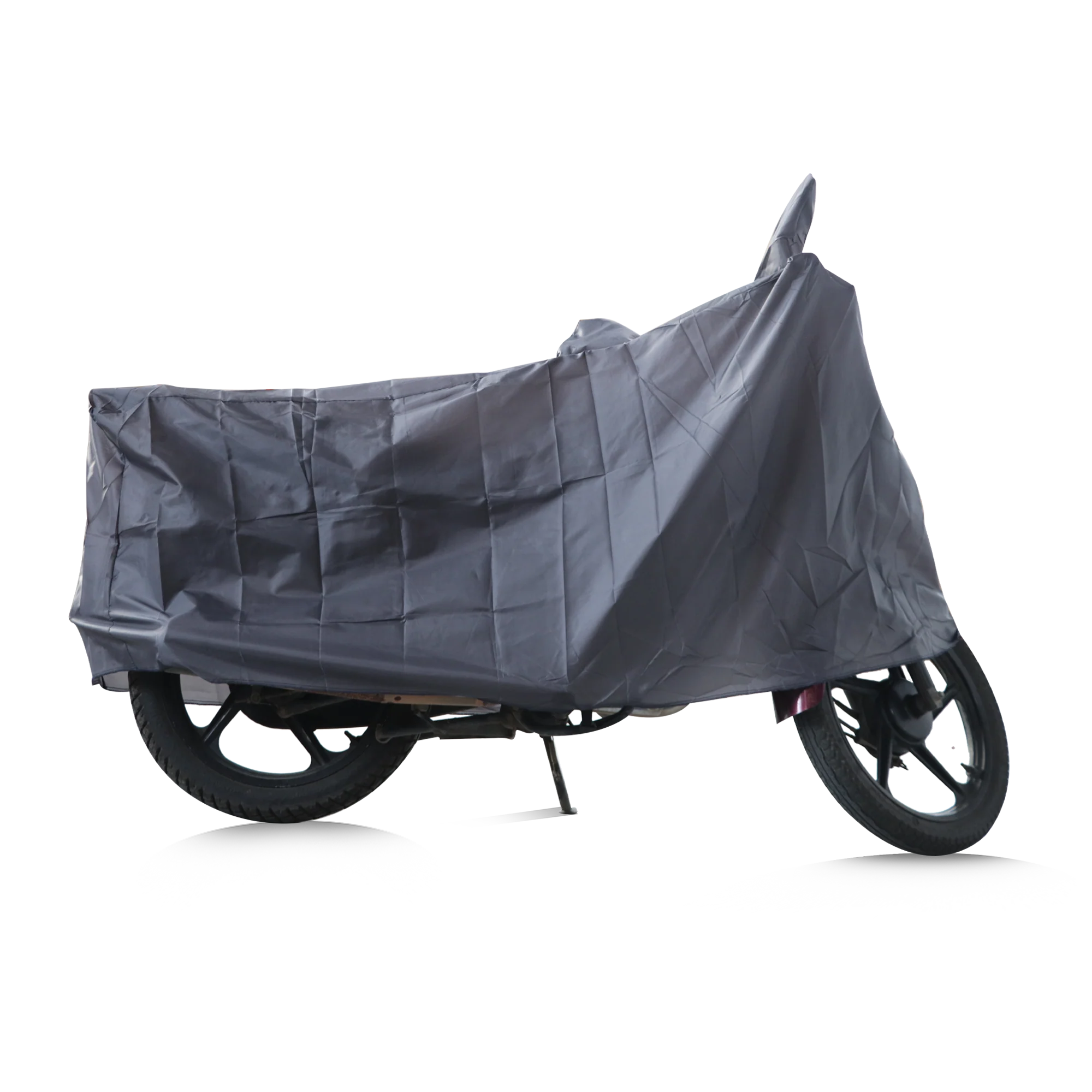 TVS vehicle Cover Without Elastic | Color: Grey - Image 3