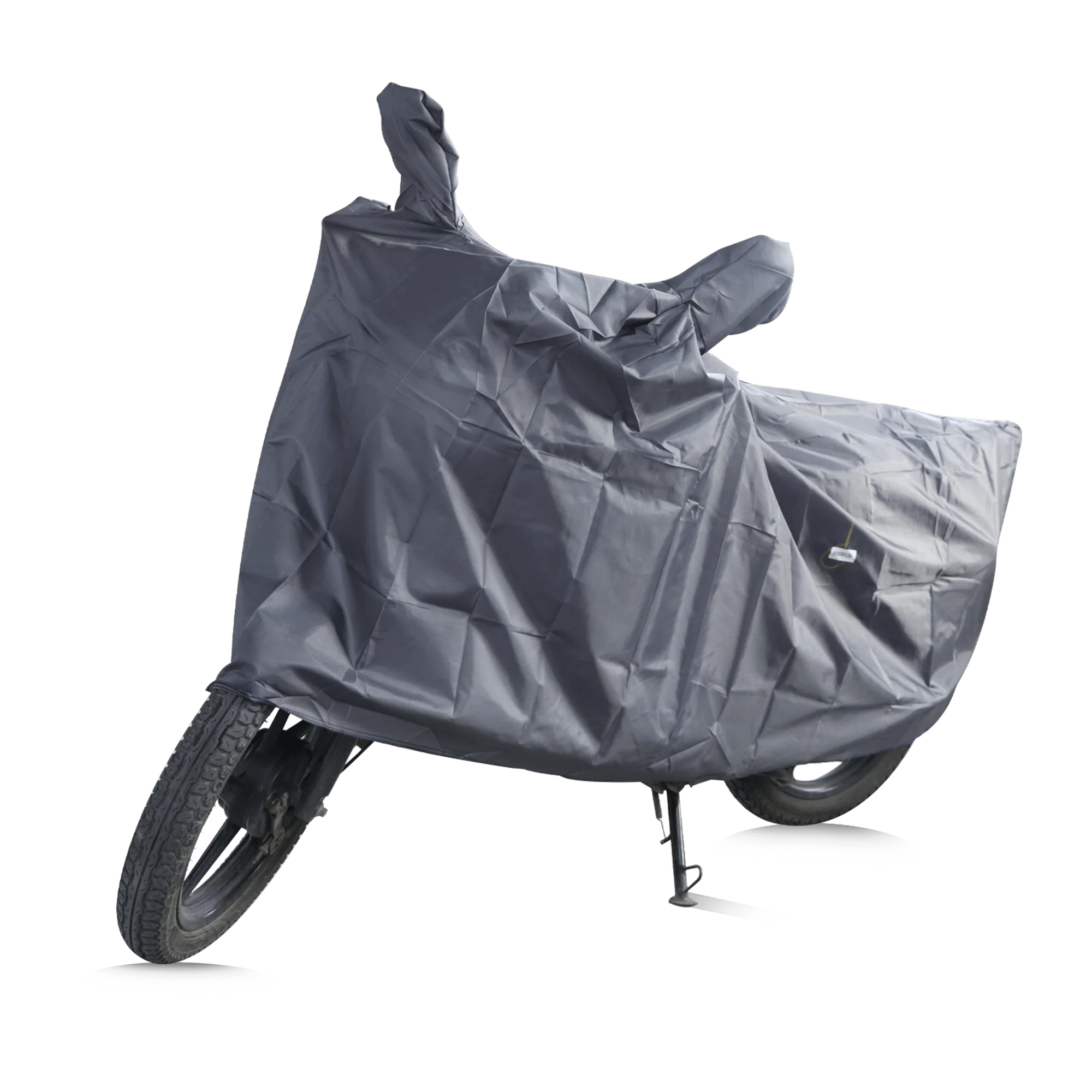 TVS vehicle Cover Without Elastic | Color: Grey - Image 5