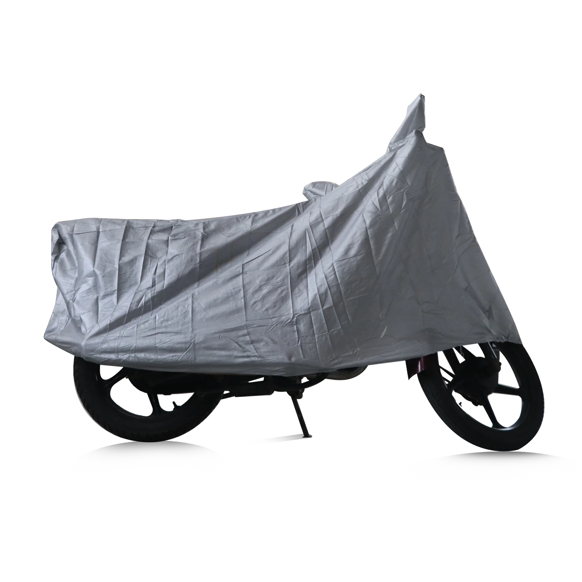 TVS Vehicle Cover Silver Matte with Elastic | All-Weather Protection - Image 3