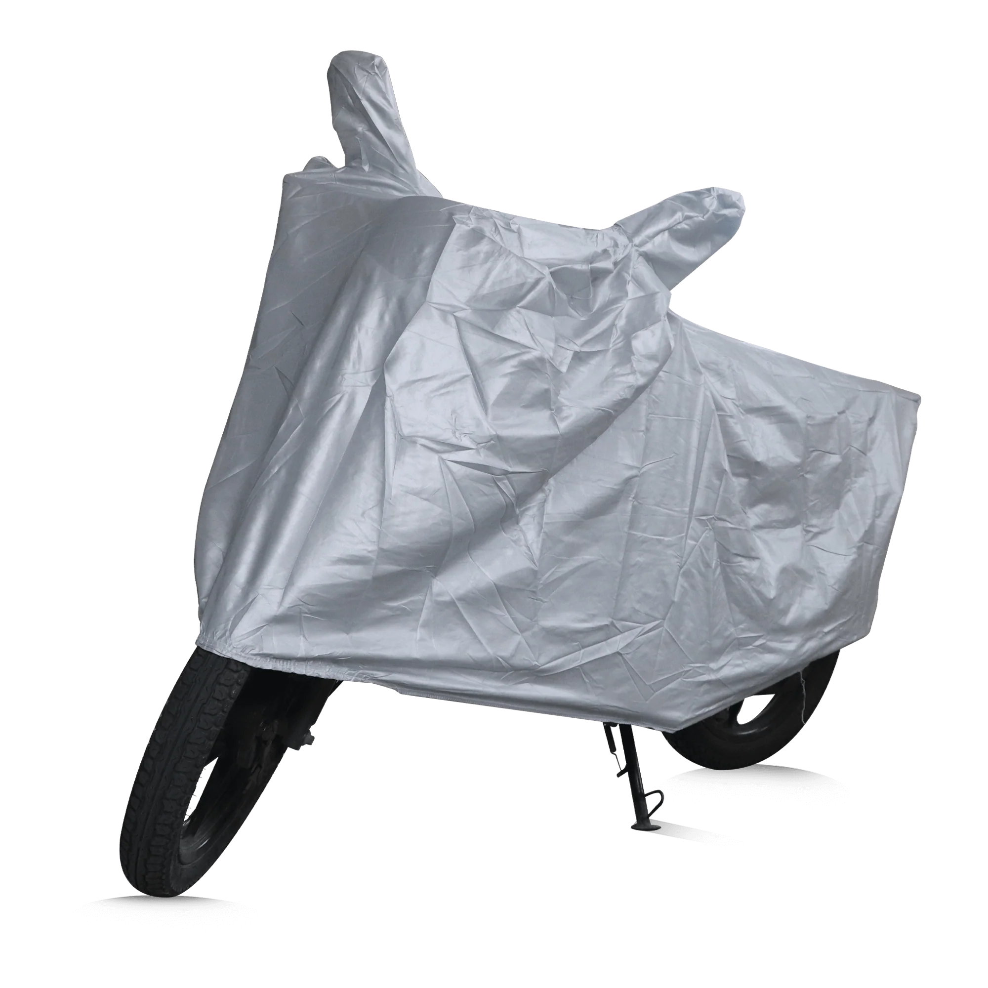 TVS Vehicle Cover Silver Matte with Elastic | All-Weather Protection - Image 5