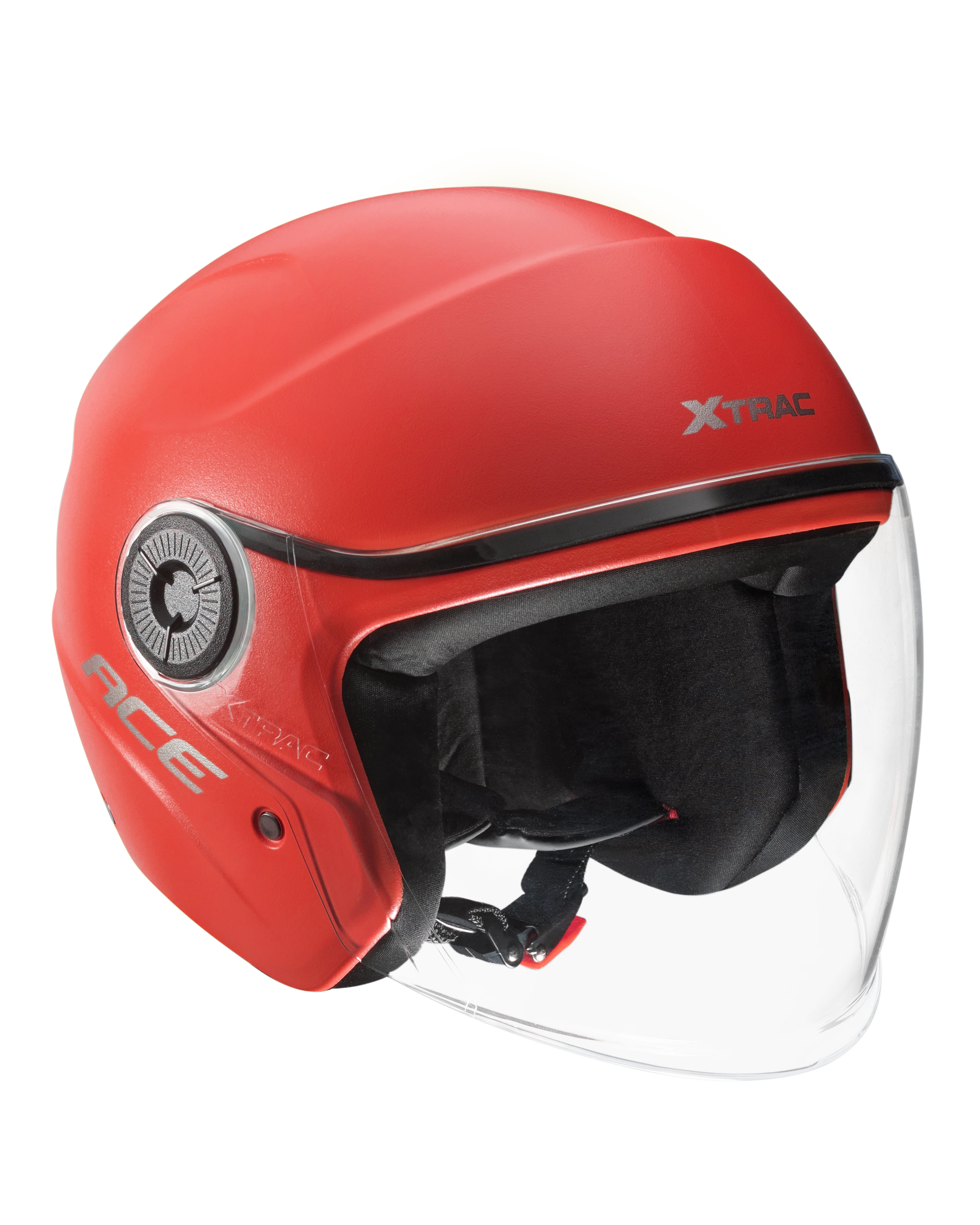 Xtrac Ace Open Face Helmet – ISI Certified Half Face Bike Helmet with ABS Shell, Clear Visor & Comfortable Padding - Image 18