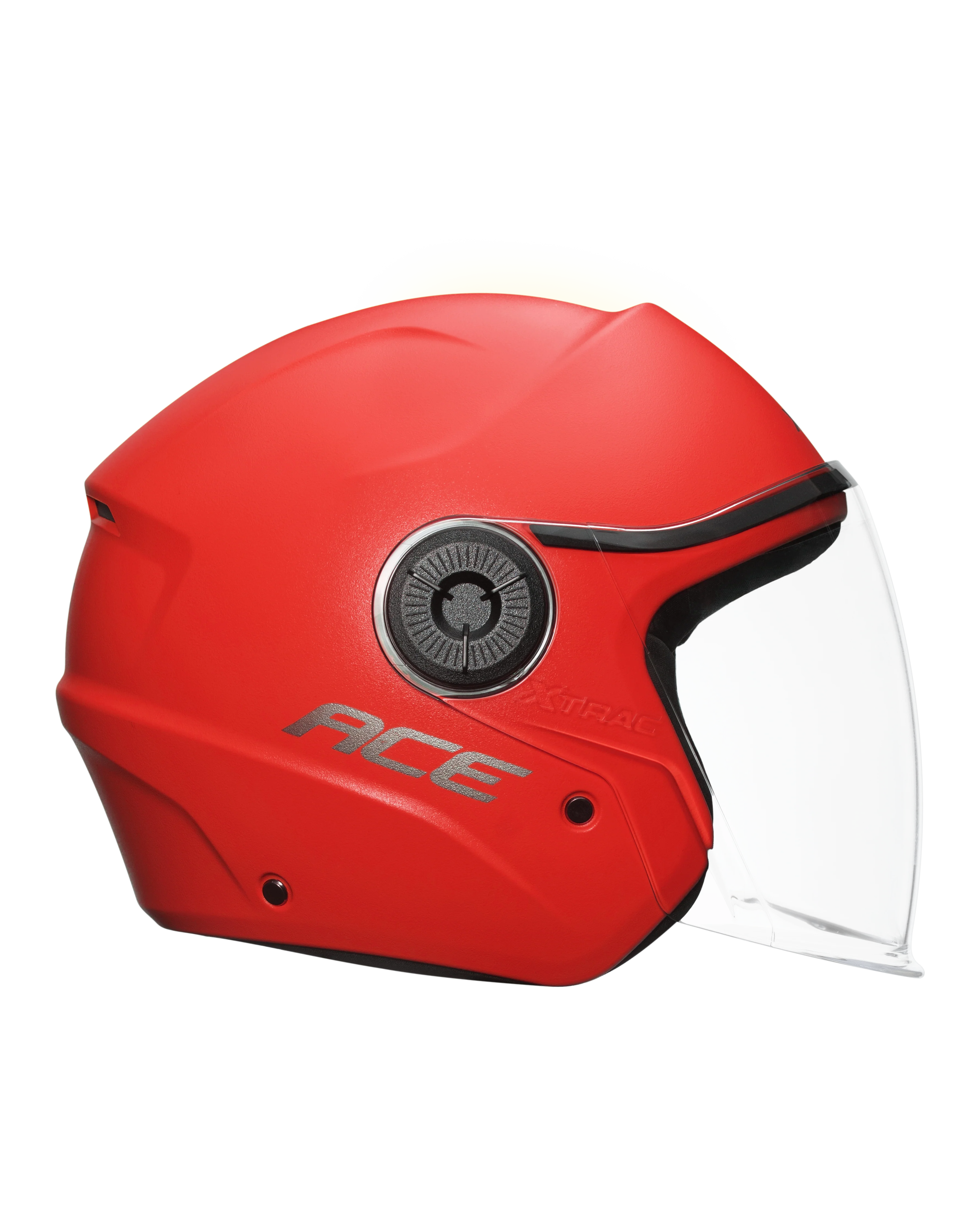 Xtrac Ace Open Face Helmet – ISI Certified Half Face Bike Helmet with ABS Shell, Clear Visor & Comfortable Padding - Image 20