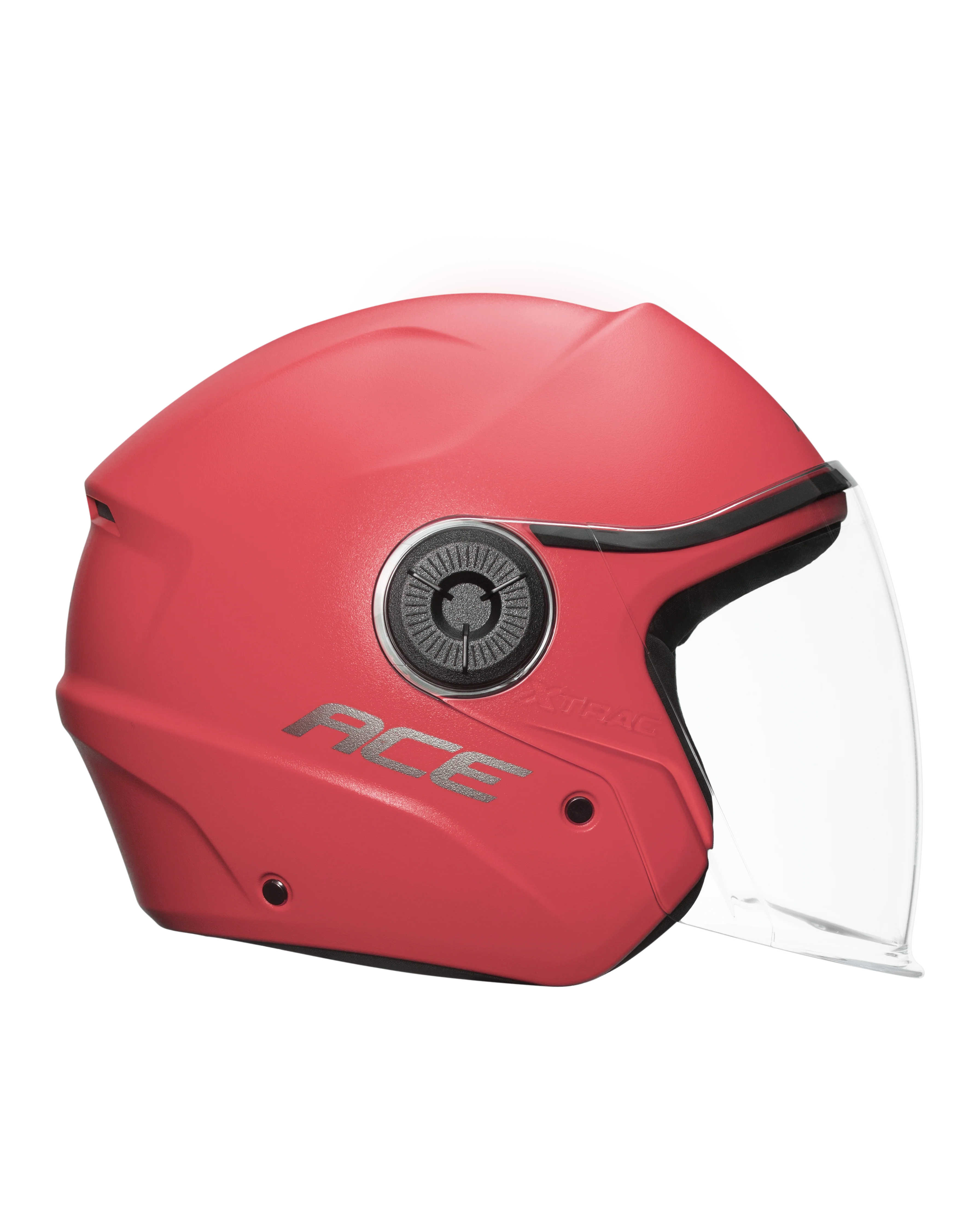 Xtrac Ace Open Face Helmet – ISI Certified Half Face Bike Helmet with ABS Shell, Clear Visor & Comfortable Padding - Image 27