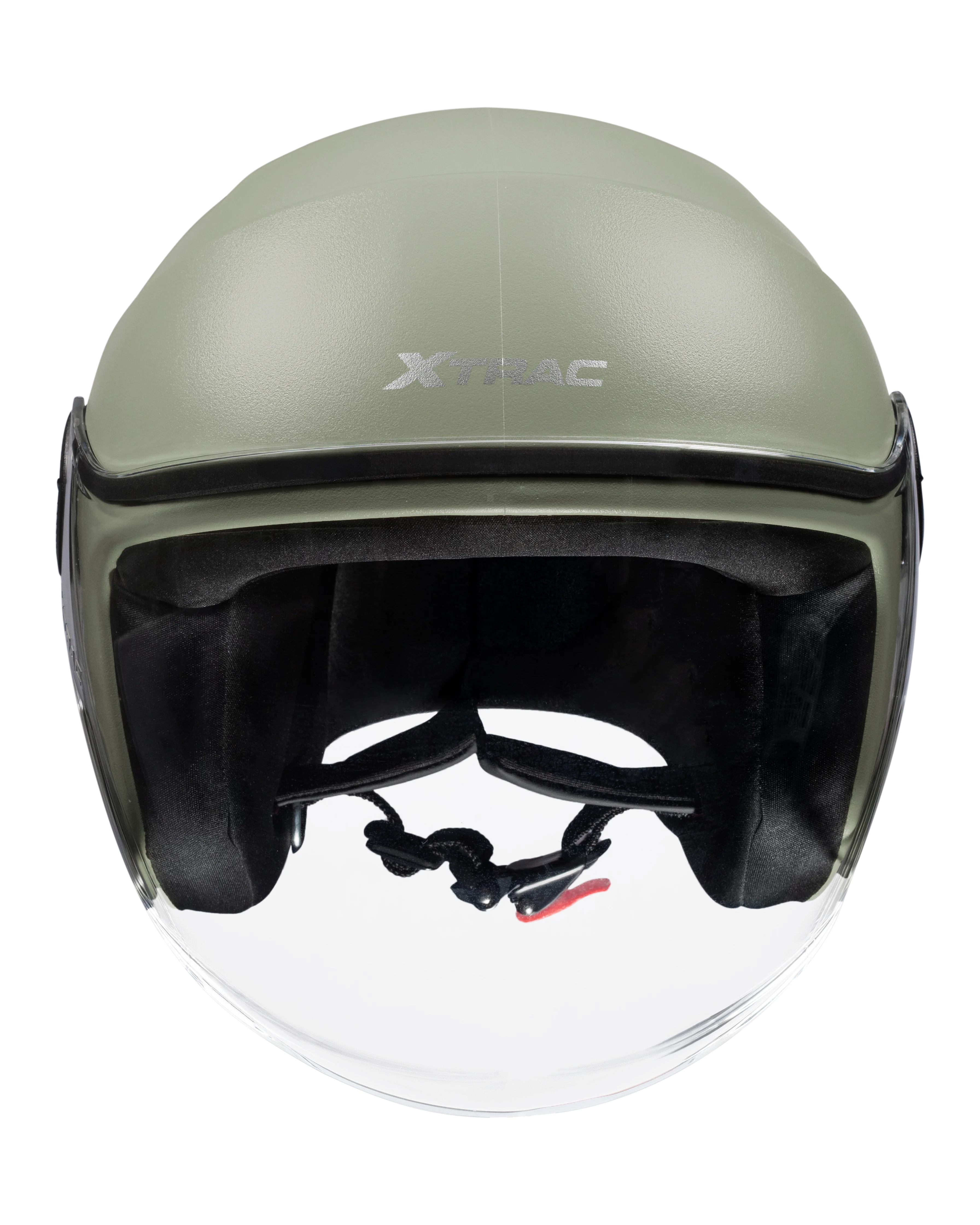 Xtrac Ace Open Face Helmet – ISI Certified Half Face Bike Helmet with ABS Shell, Clear Visor & Comfortable Padding - Image 30