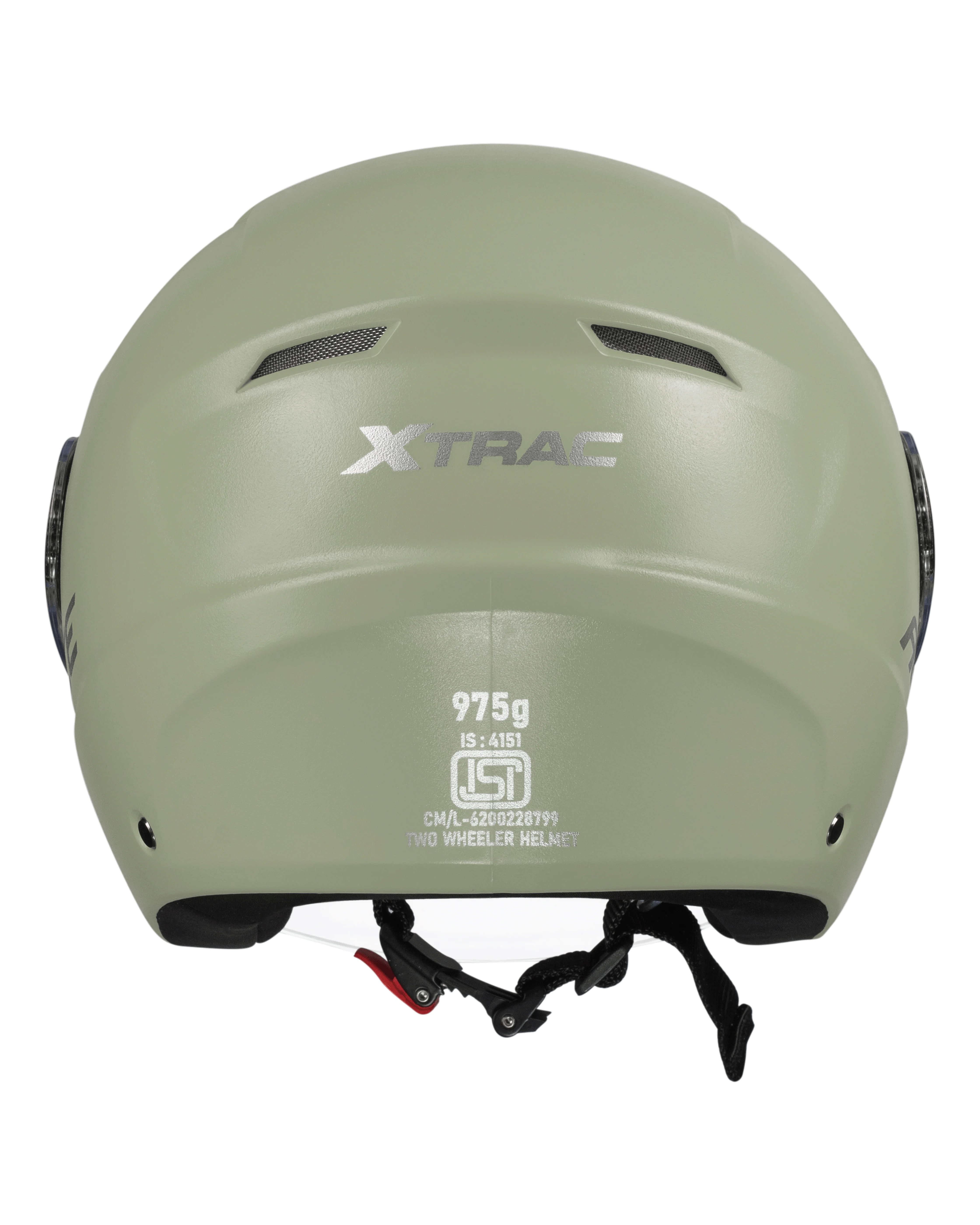 Xtrac Ace Open Face Helmet – ISI Certified Half Face Bike Helmet with ABS Shell, Clear Visor & Comfortable Padding - Image 31