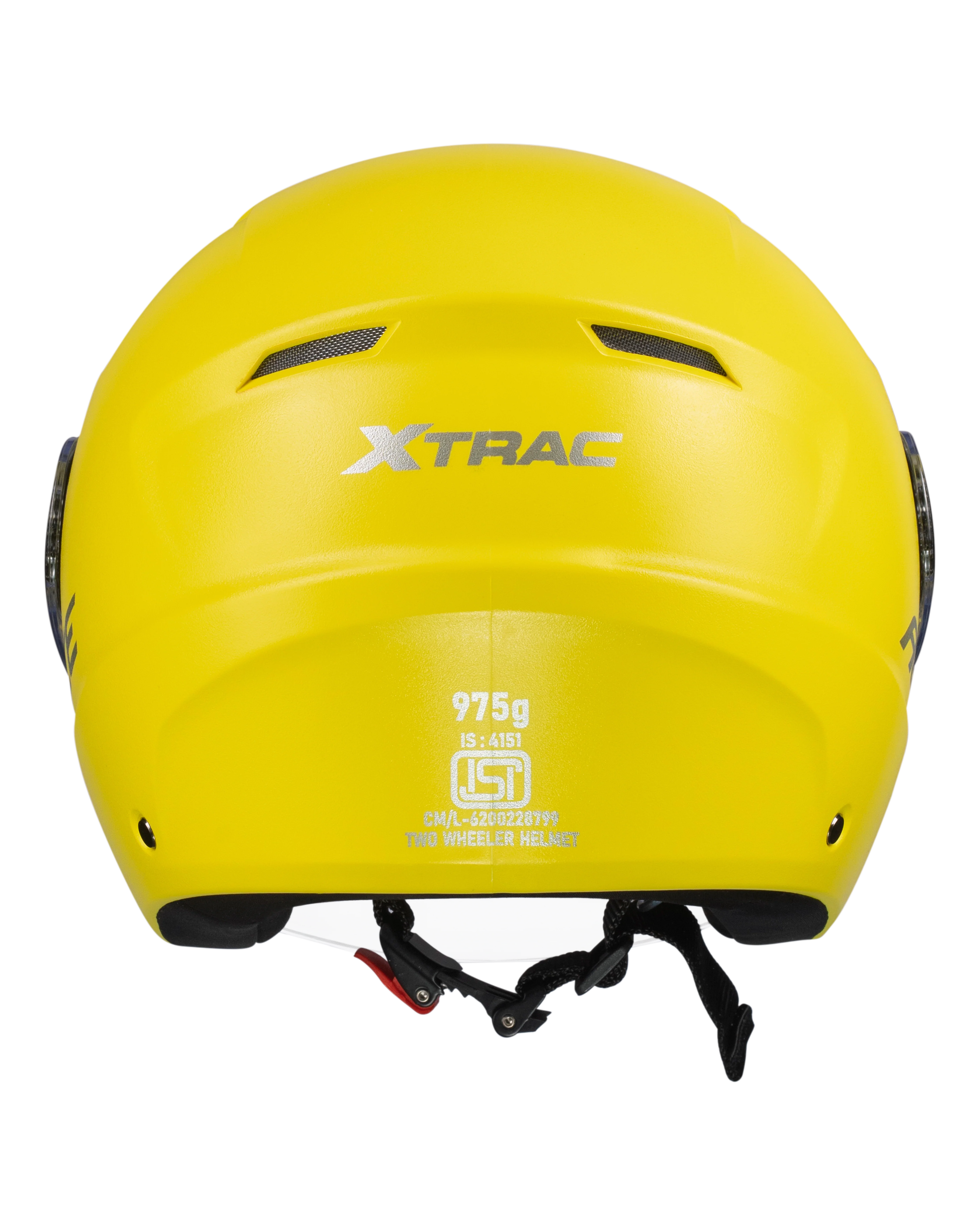 Xtrac Ace Open Face Helmet – ISI Certified Half Face Bike Helmet with ABS Shell, Clear Visor & Comfortable Padding - Image 36