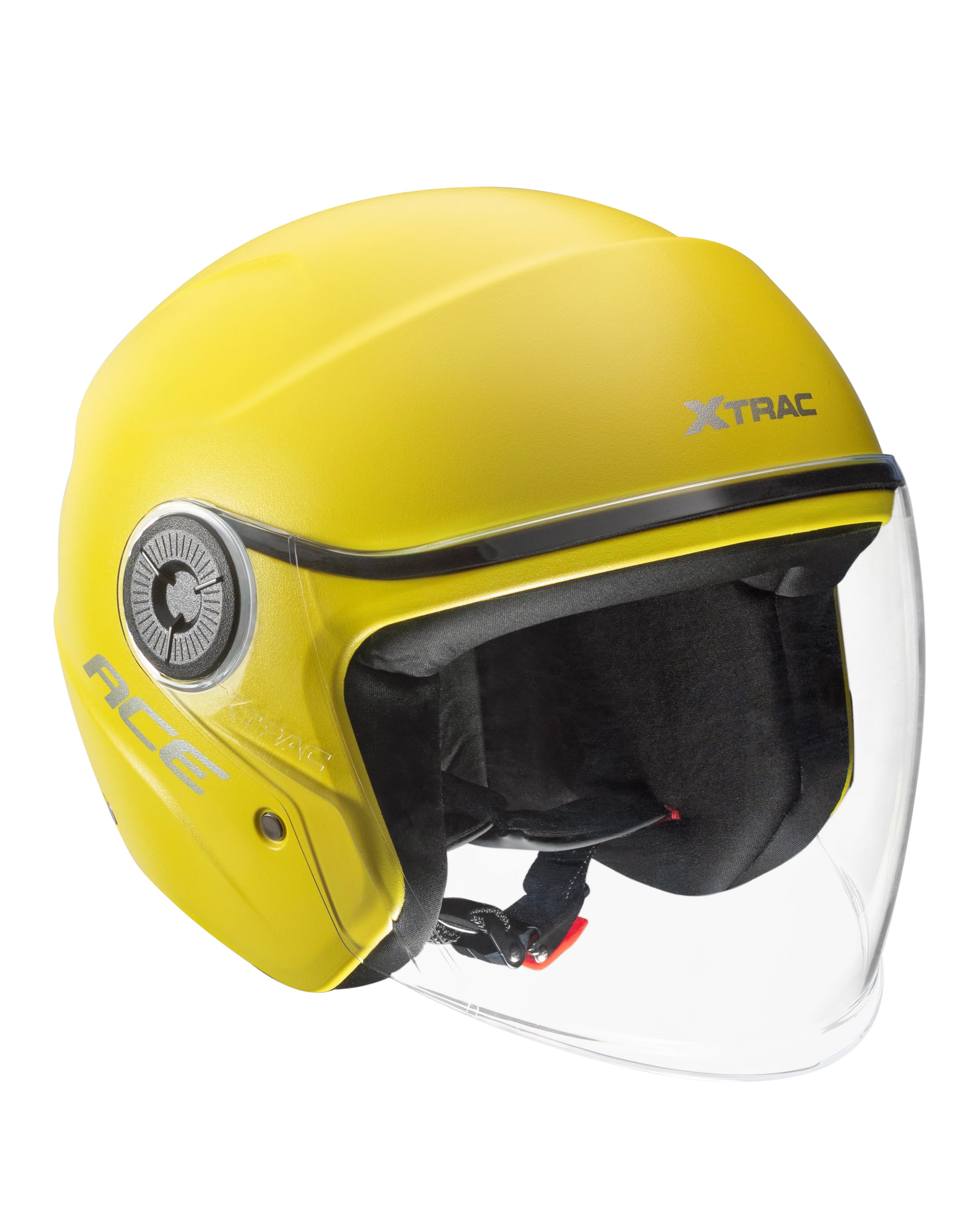 Xtrac Ace Open Face Helmet – ISI Certified Half Face Bike Helmet with ABS Shell, Clear Visor & Comfortable Padding - Image 37