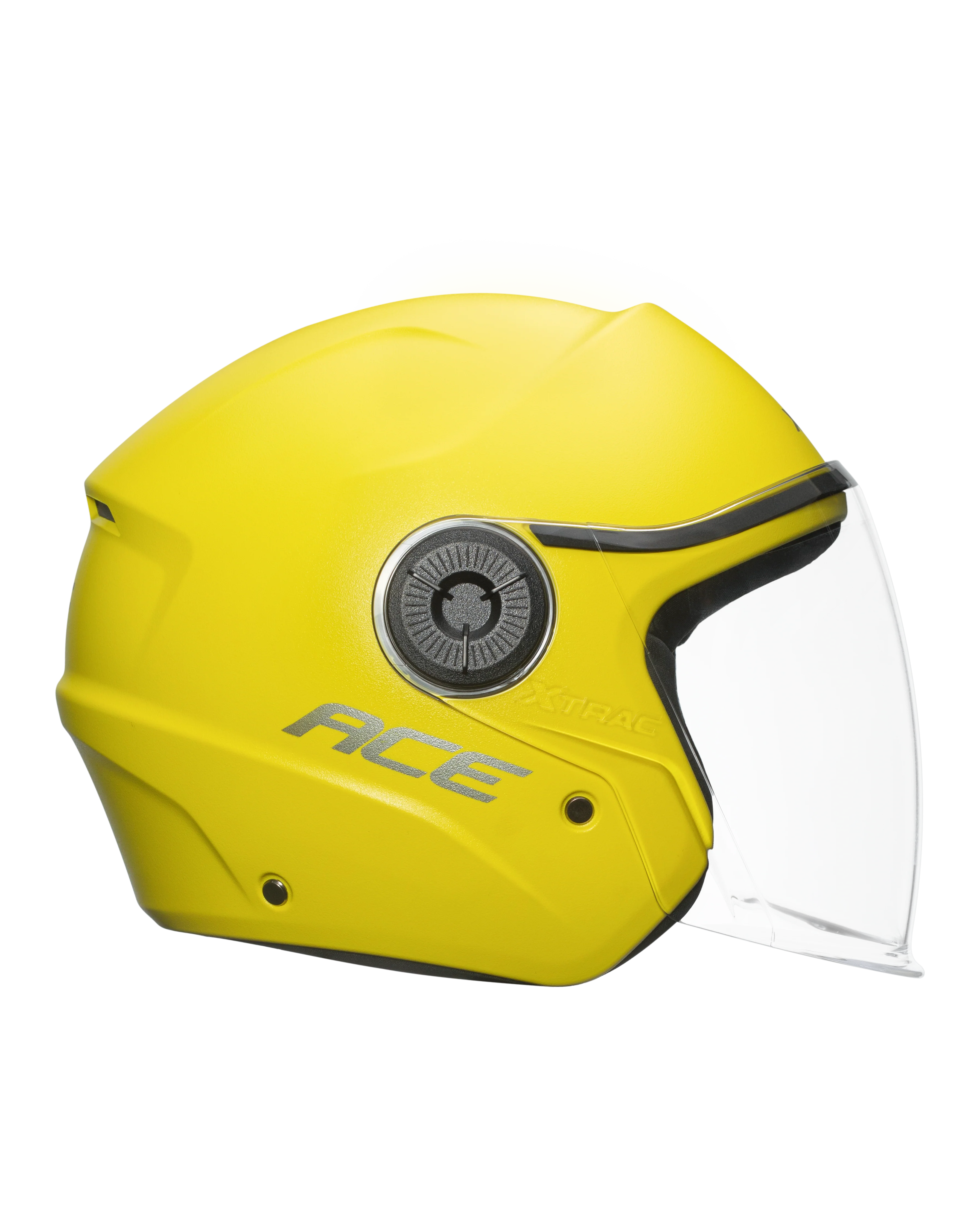 Xtrac Ace Open Face Helmet – ISI Certified Half Face Bike Helmet with ABS Shell, Clear Visor & Comfortable Padding - Image 39