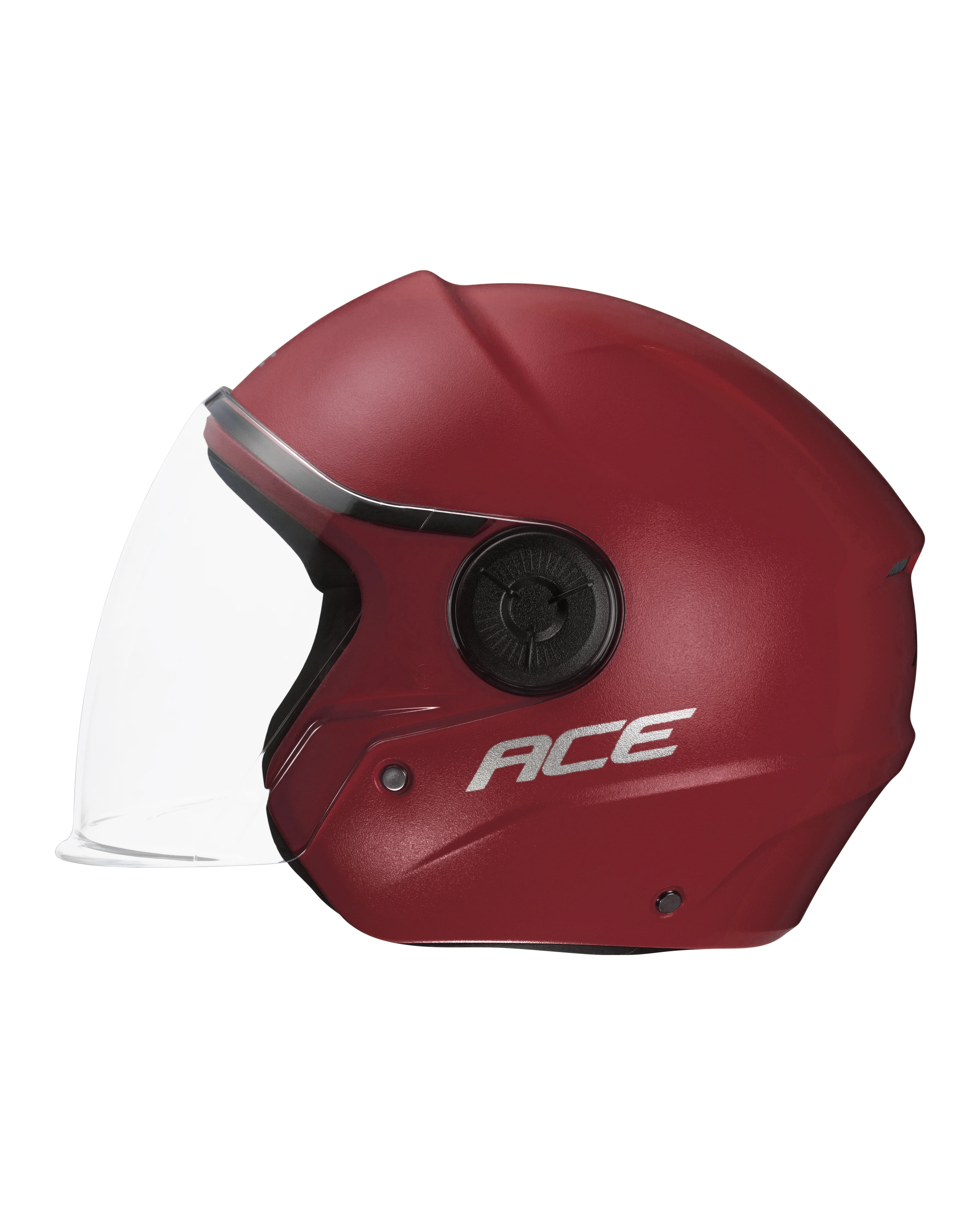 Xtrac Ace Open Face Helmet – ISI Certified Half Face Bike Helmet with ABS Shell, Clear Visor & Comfortable Padding - Image 46