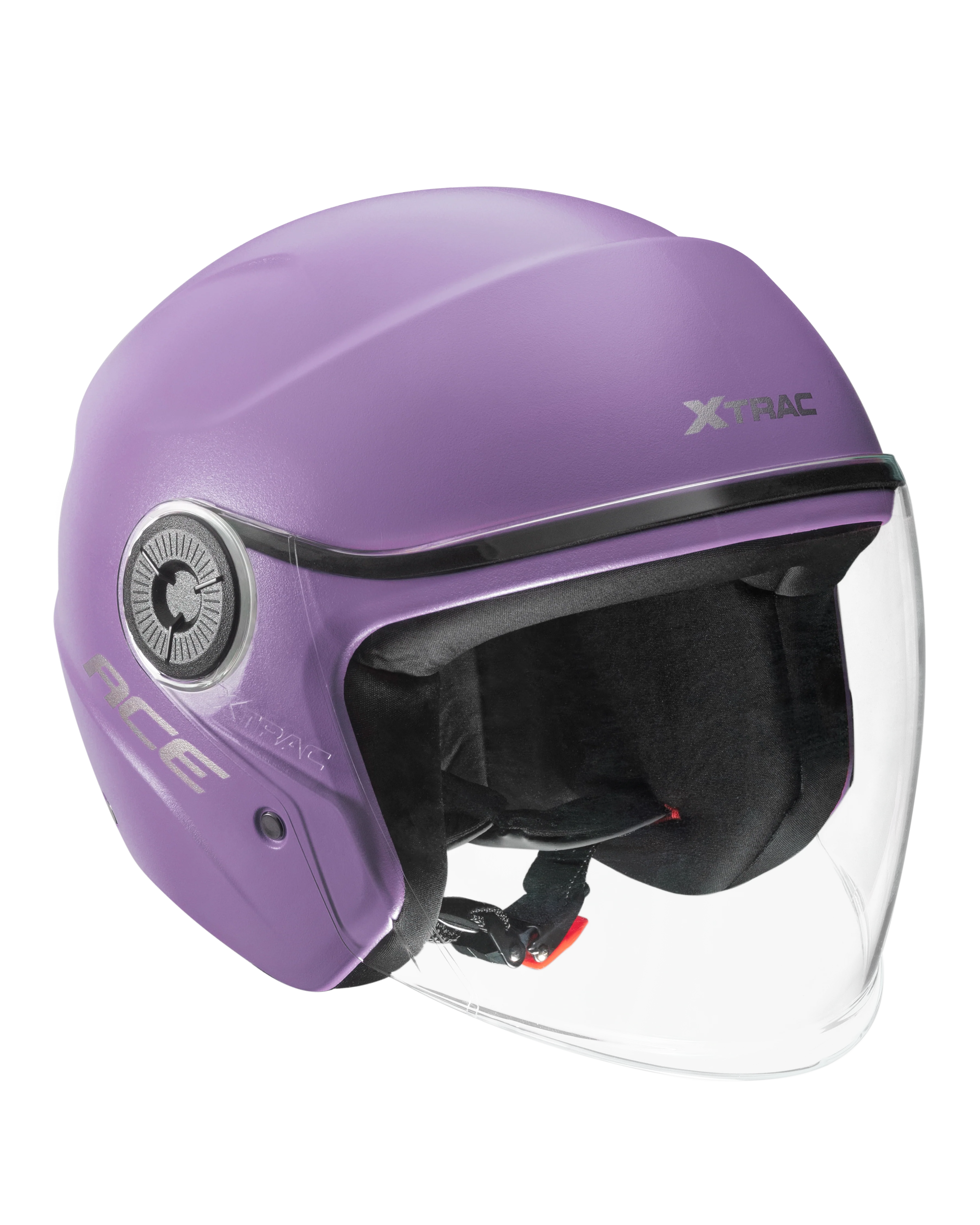 Xtrac Ace Open Face Helmet – ISI Certified Half Face Bike Helmet with ABS Shell, Clear Visor & Comfortable Padding - Image 50