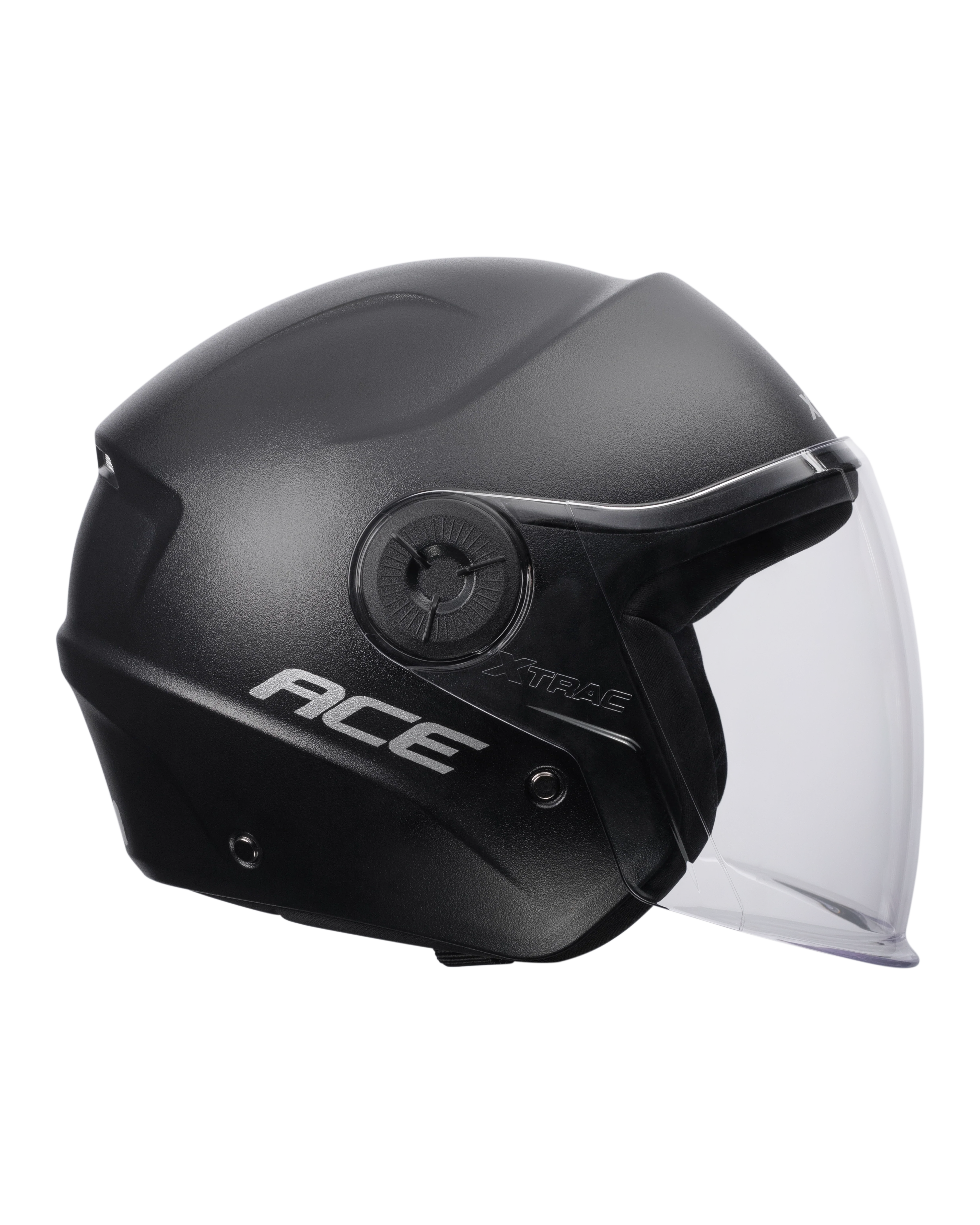Xtrac Ace Open Face Helmet – ISI Certified Half Face Bike Helmet with ABS Shell, Clear Visor & Comfortable Padding - Image 8