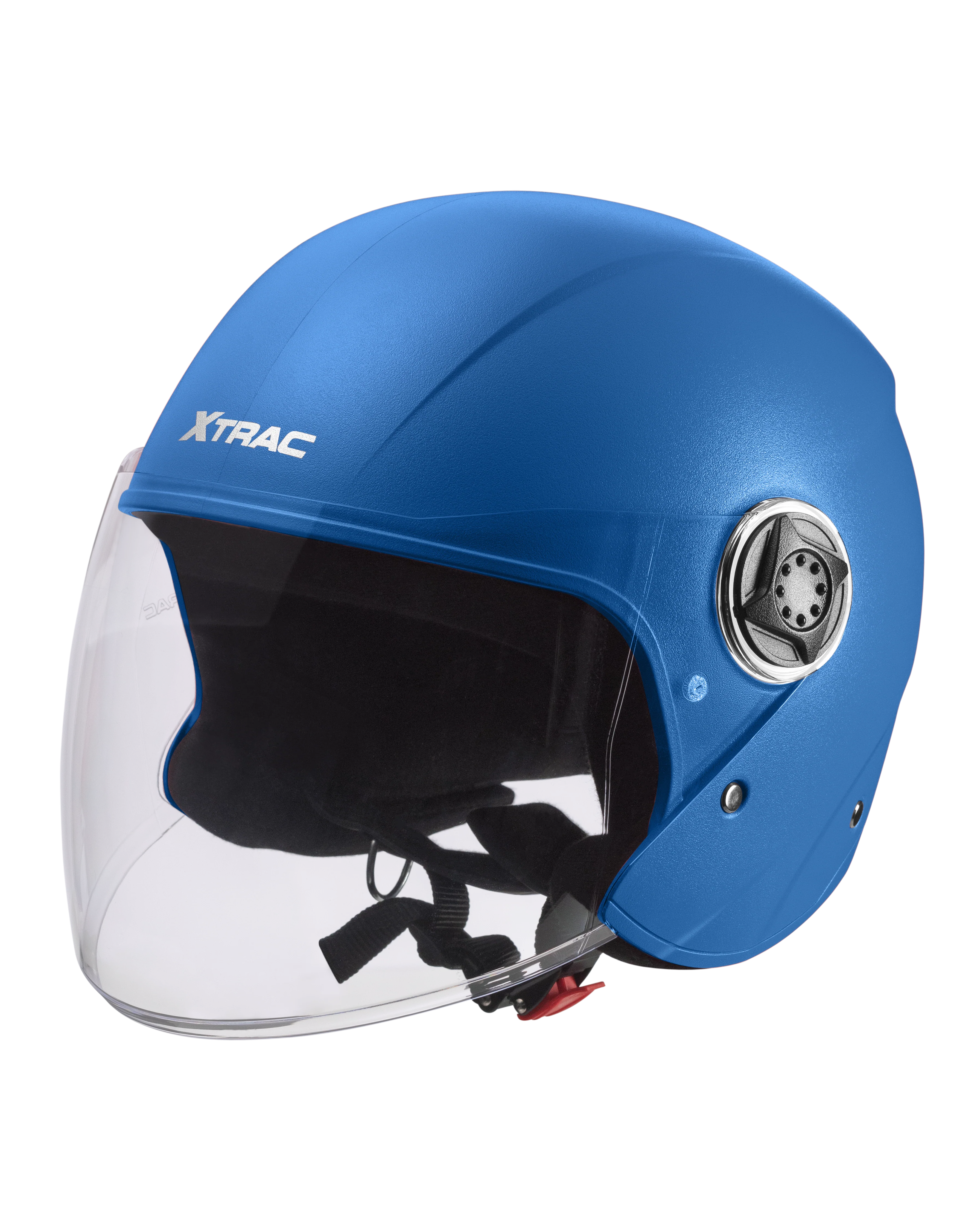 Xtrac Fit ISI Certified Half Face Bike Helmet with Clear Visor | Lightweight Open Face Helmet for Men & Women - Image 14