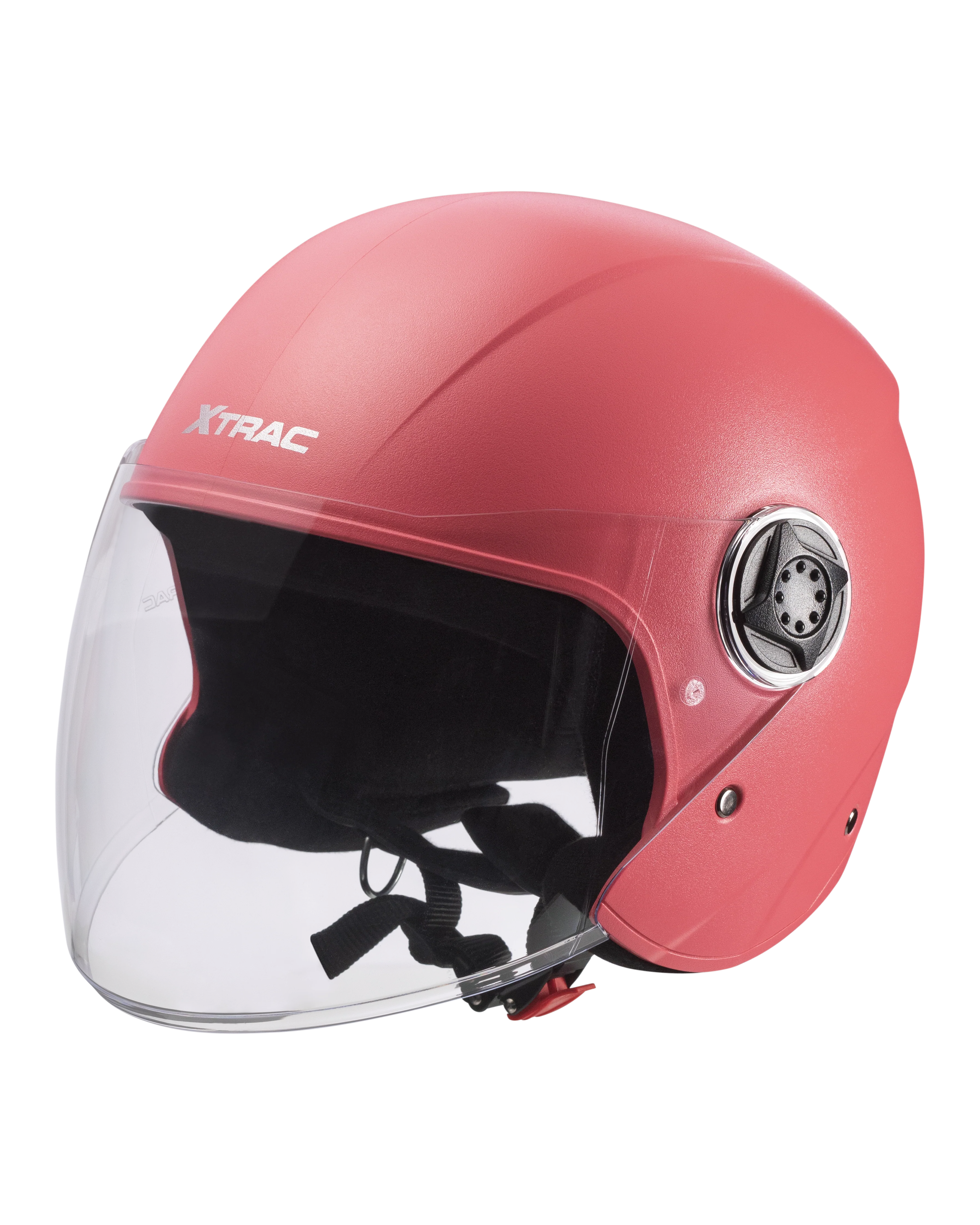 Xtrac Fit ISI Certified Half Face Bike Helmet with Clear Visor | Lightweight Open Face Helmet for Men & Women - Image 35