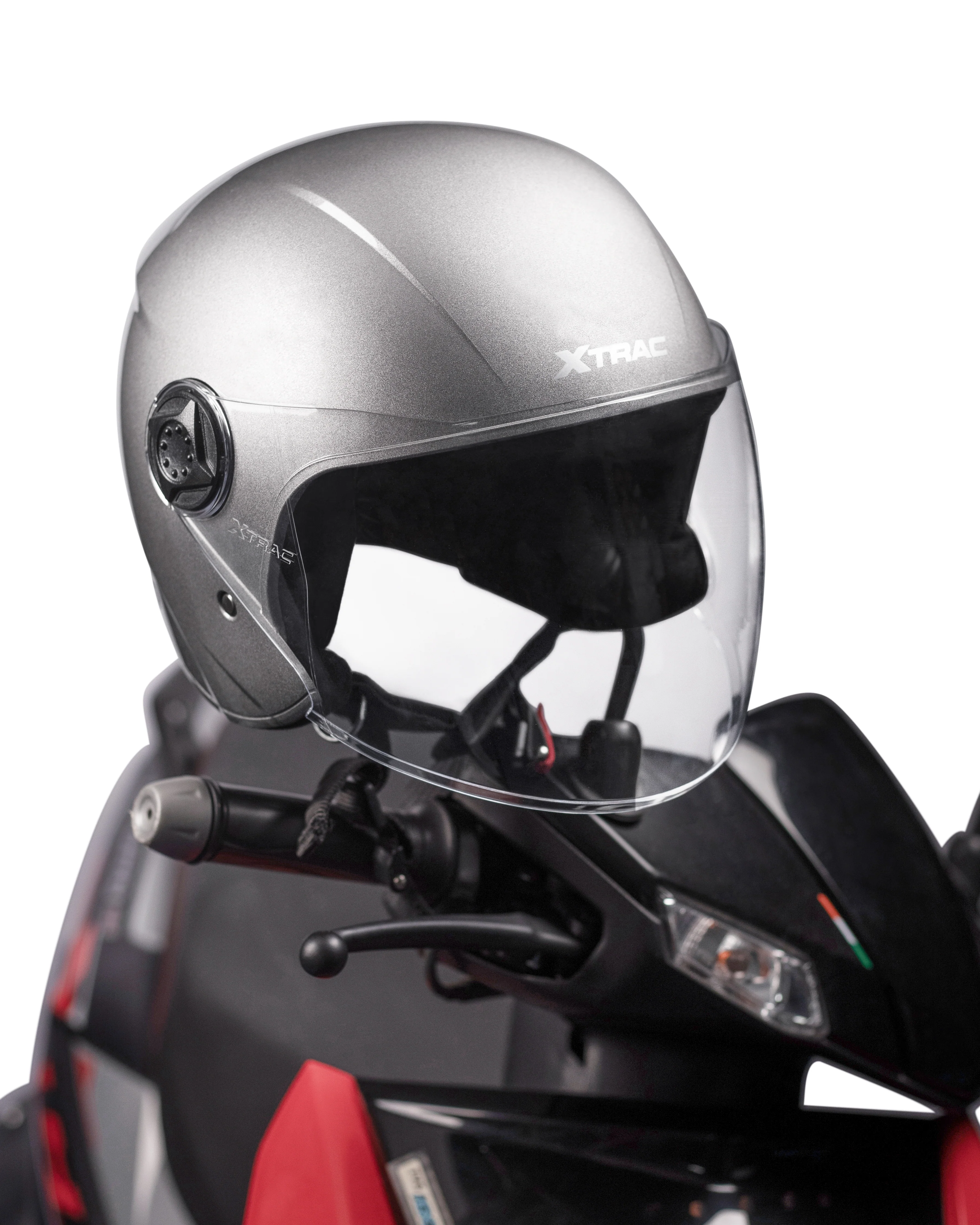 Xtrac Fit ISI Certified Half Face Bike Helmet with Clear Visor | Lightweight Open Face Helmet for Men & Women - Image 49