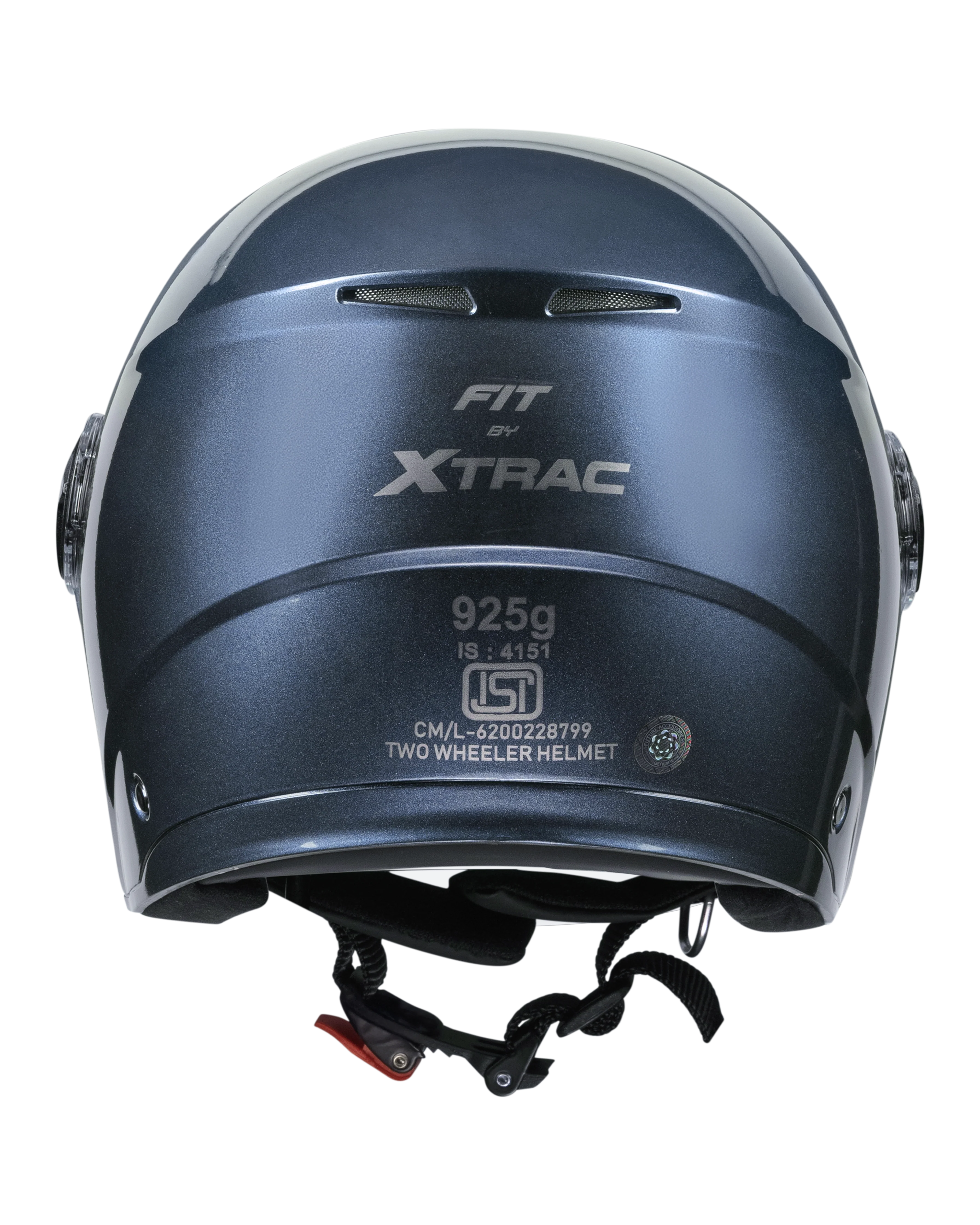 Xtrac Fit ISI Certified Half Face Bike Helmet with Clear Visor | Lightweight Open Face Helmet for Men & Women - Image 56