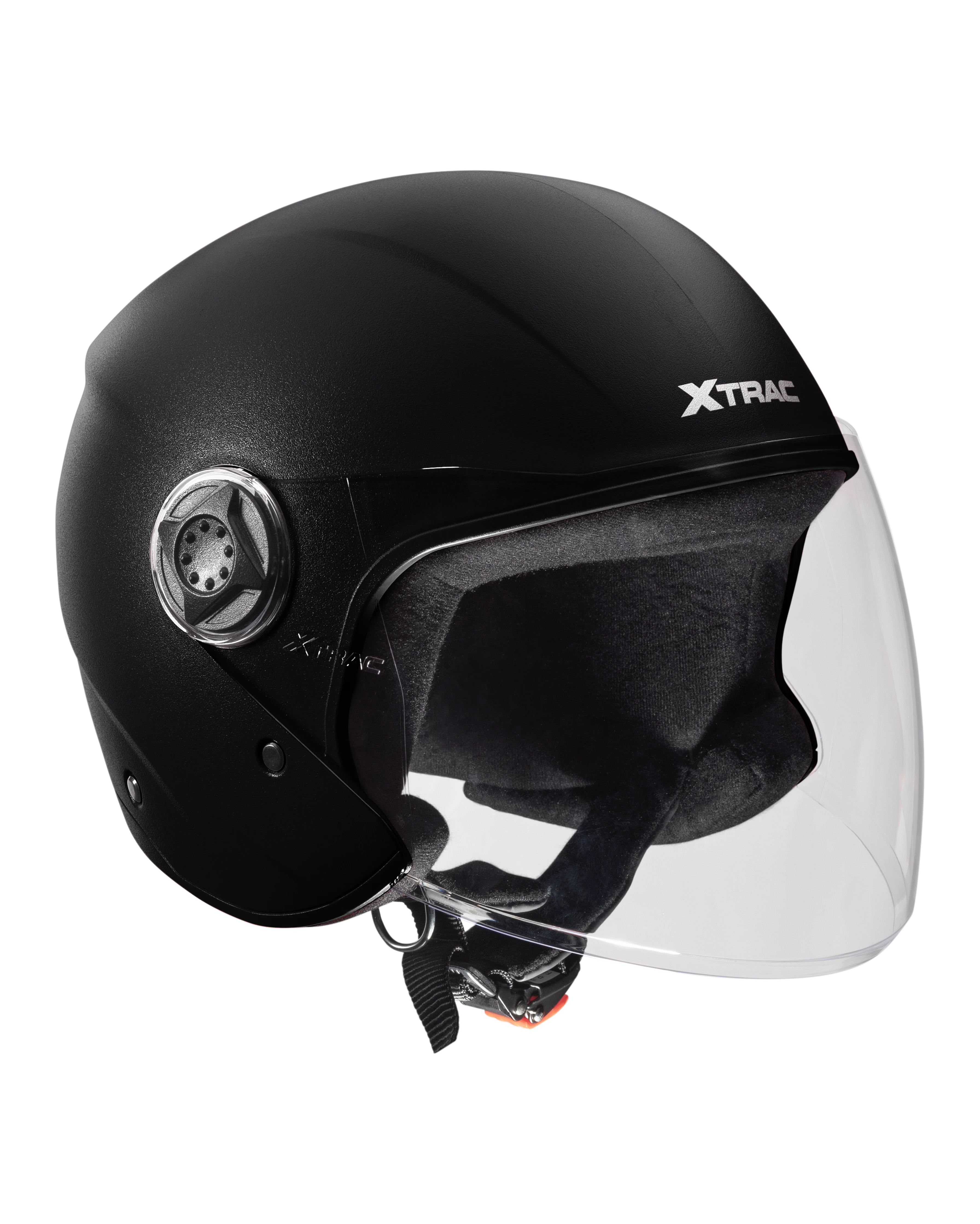 Xtrac Fit ISI Certified Half Face Bike Helmet with Clear Visor | Lightweight Open Face Helmet for Men & Women - Image 6
