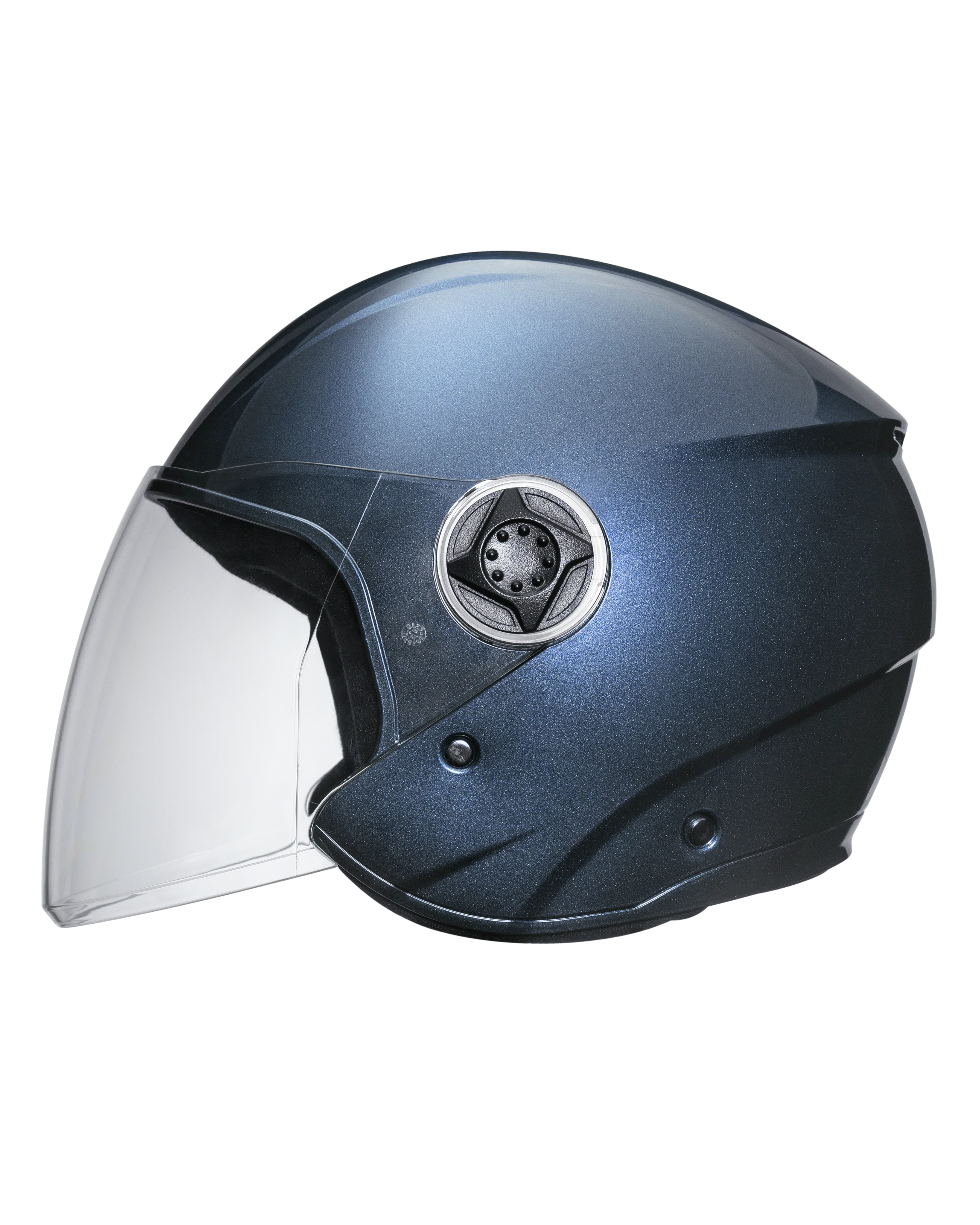 Xtrac Fit ISI Certified Half Face Bike Helmet with Clear Visor | Lightweight Open Face Helmet for Men & Women - Image 61