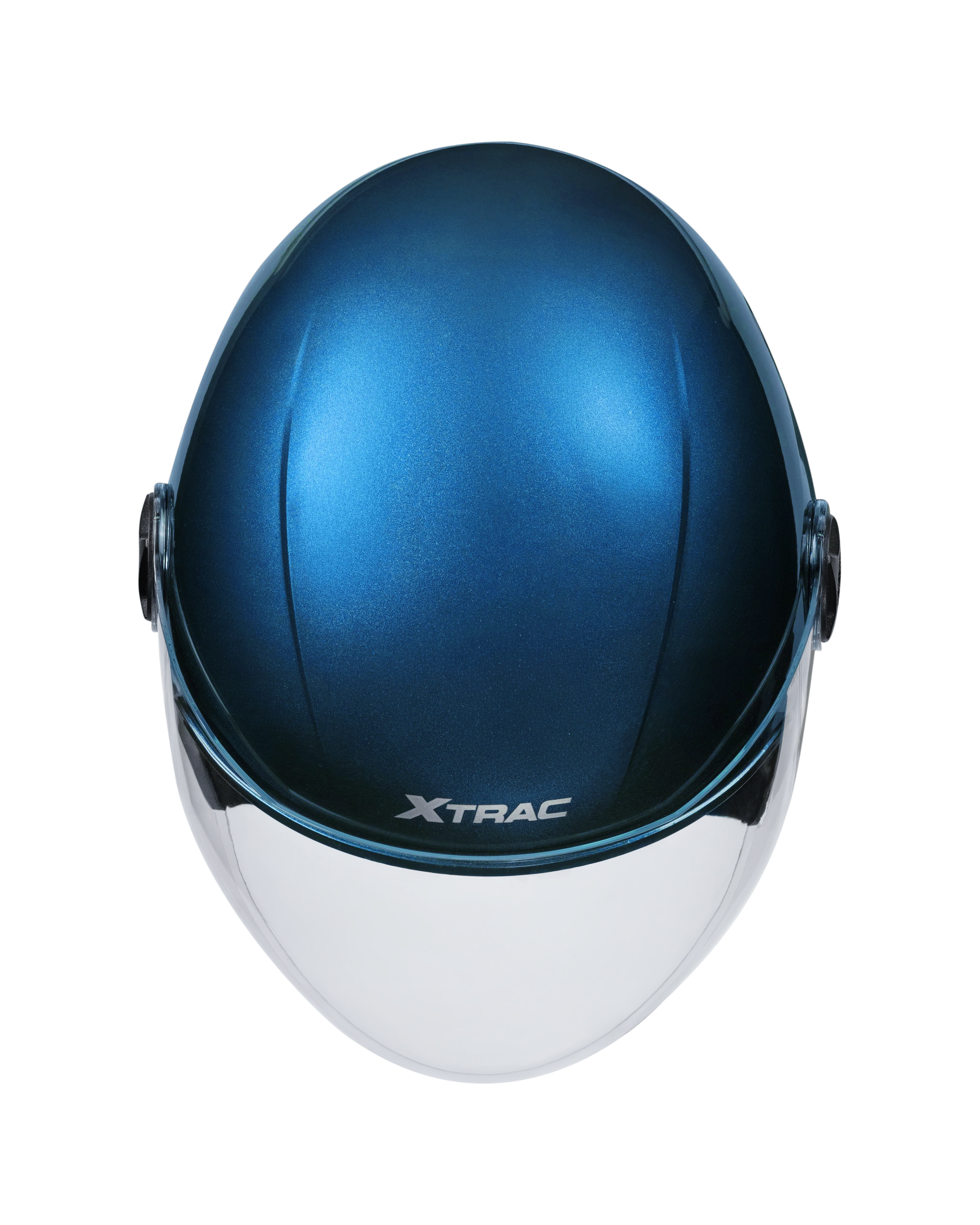 Xtrac Fit ISI Certified Half Face Bike Helmet with Clear Visor | Lightweight Open Face Helmet for Men & Women - Image 72