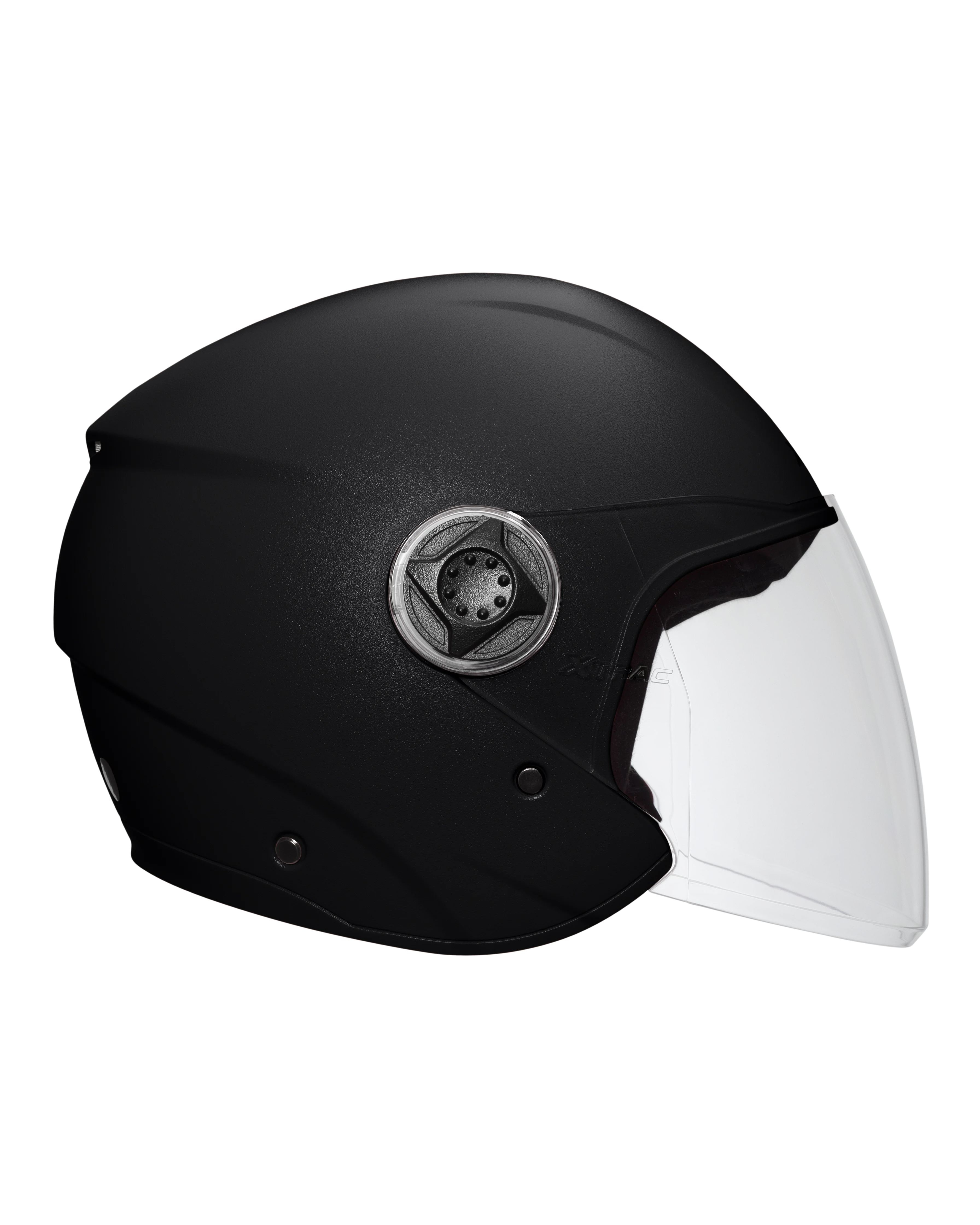 Xtrac Fit ISI Certified Half Face Bike Helmet with Clear Visor | Lightweight Open Face Helmet for Men & Women - Image 8