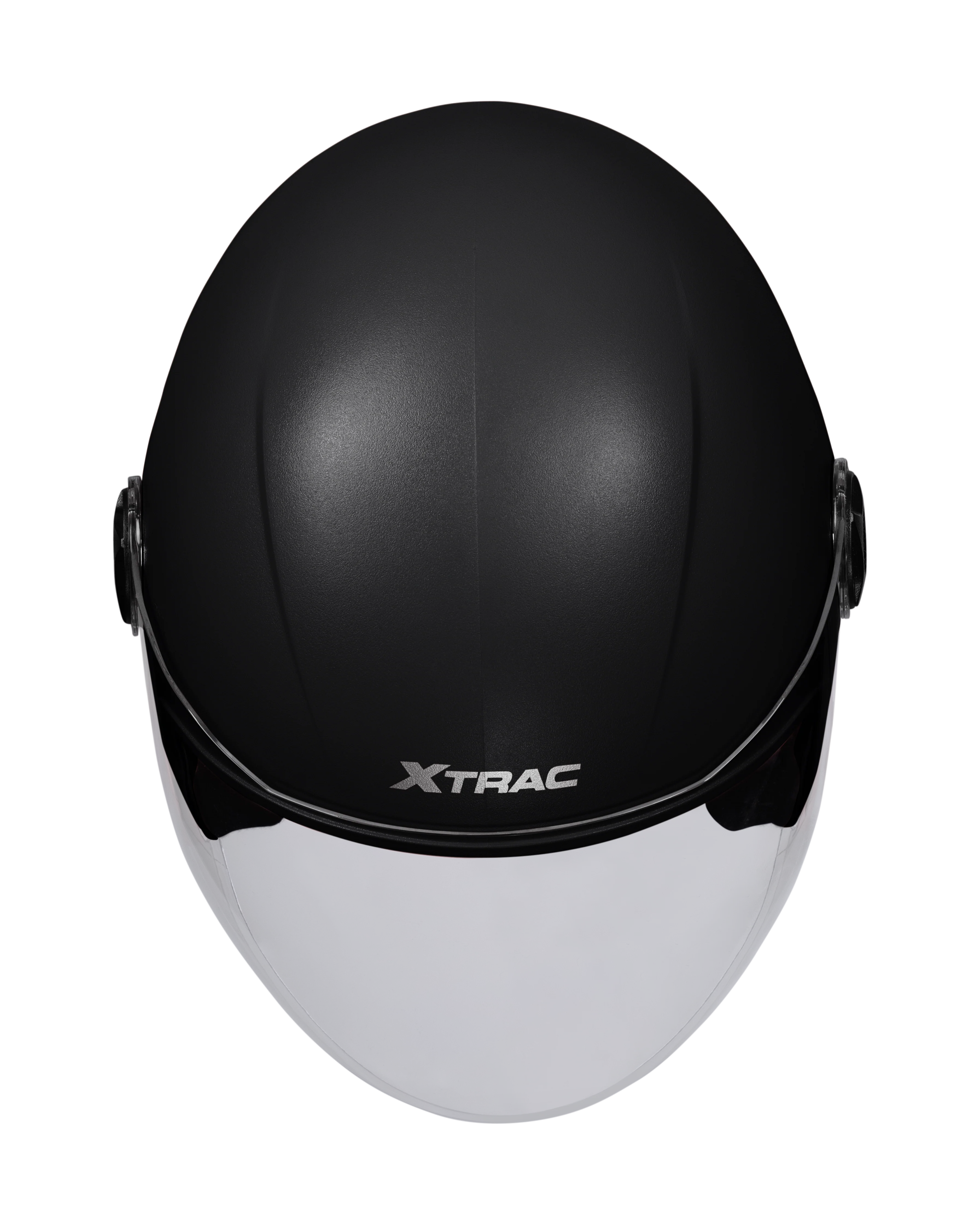 Xtrac Fit ISI Certified Half Face Bike Helmet with Clear Visor | Lightweight Open Face Helmet for Men & Women - Image 9